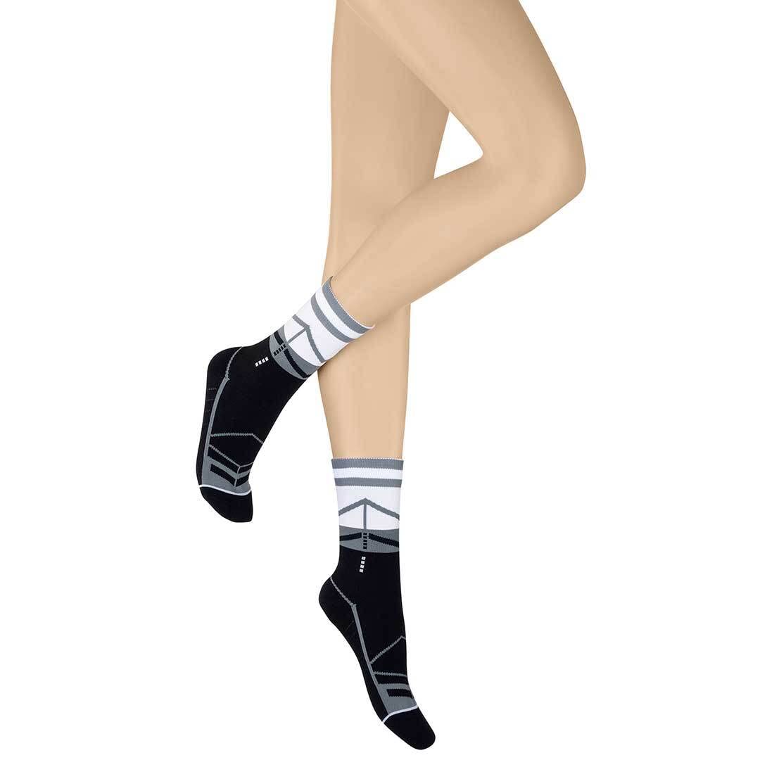 hudson-play-sod-damensocken-schwarz-atmungsaktiv image 1