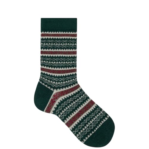 hudson-nordic-fashion-socke-deep-red-1er-pack-muster image 8
