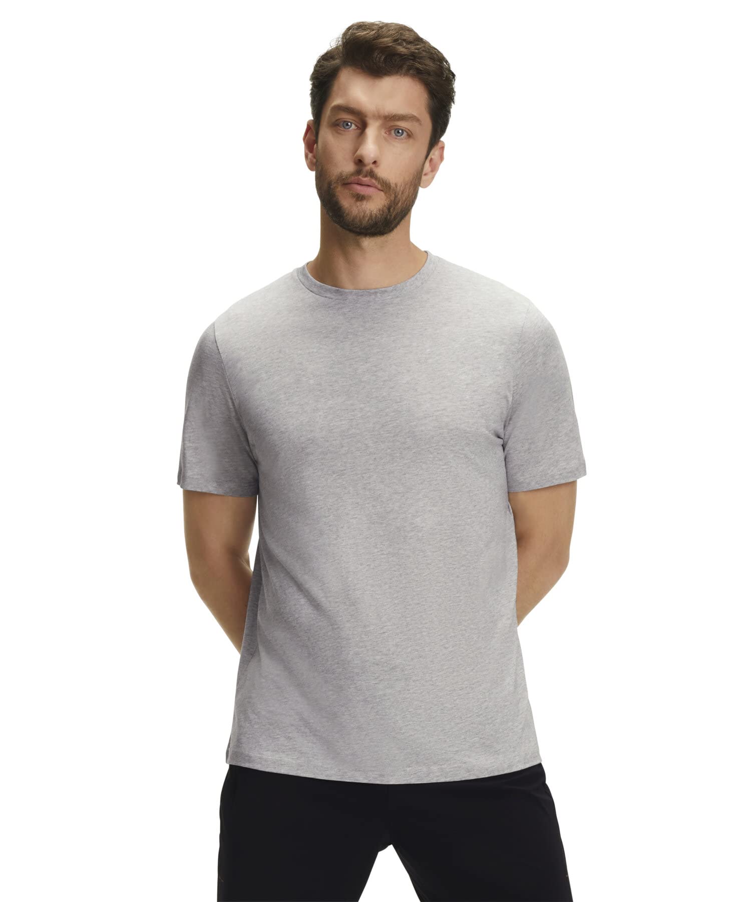 falke-core-logo-t-shirt-herren-schwarz-l-lyocell image 1