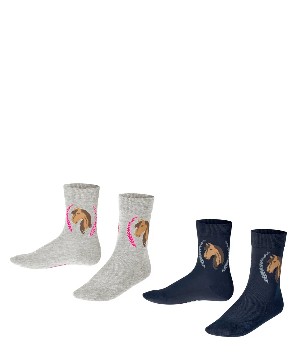 falke-horse-kindersocken-2-pack-pferd-23-26 image 1