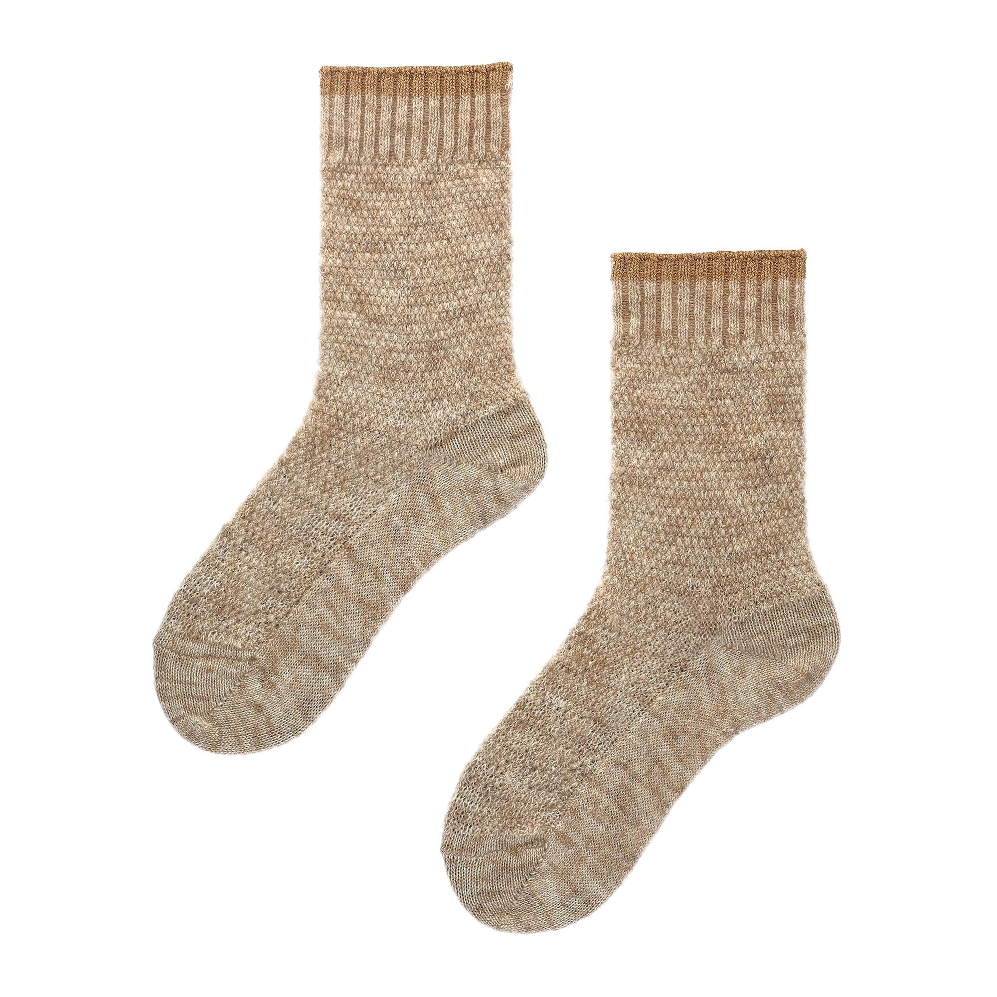 hudson-bubble-glitzer-socken-burnt-orange-damensocken image 6