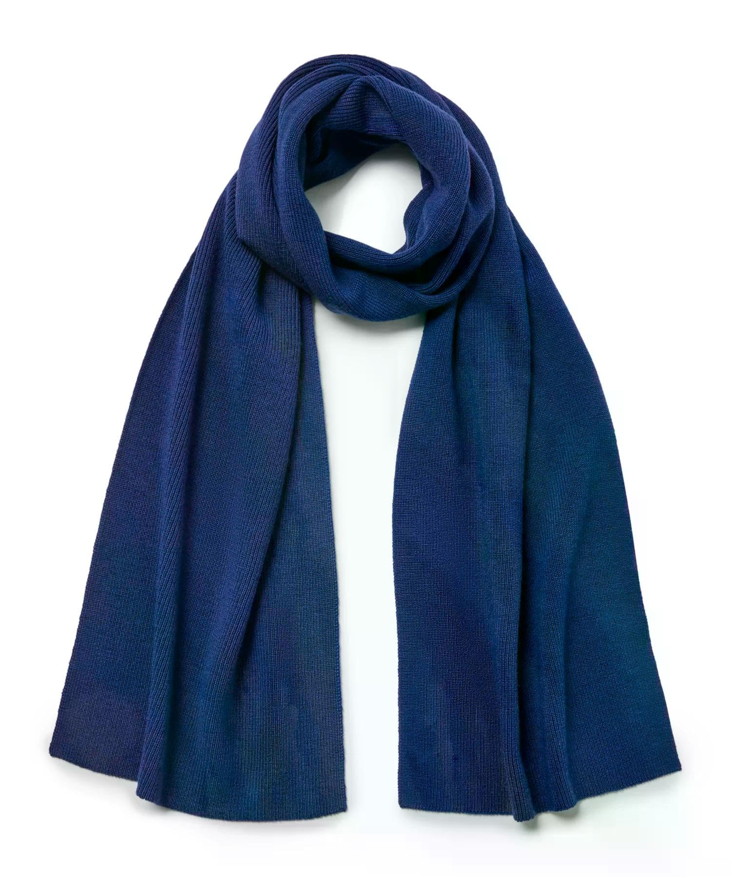 falke-scarf-half-cardigan-merino-schal-wolle-braun-170-cm image 8