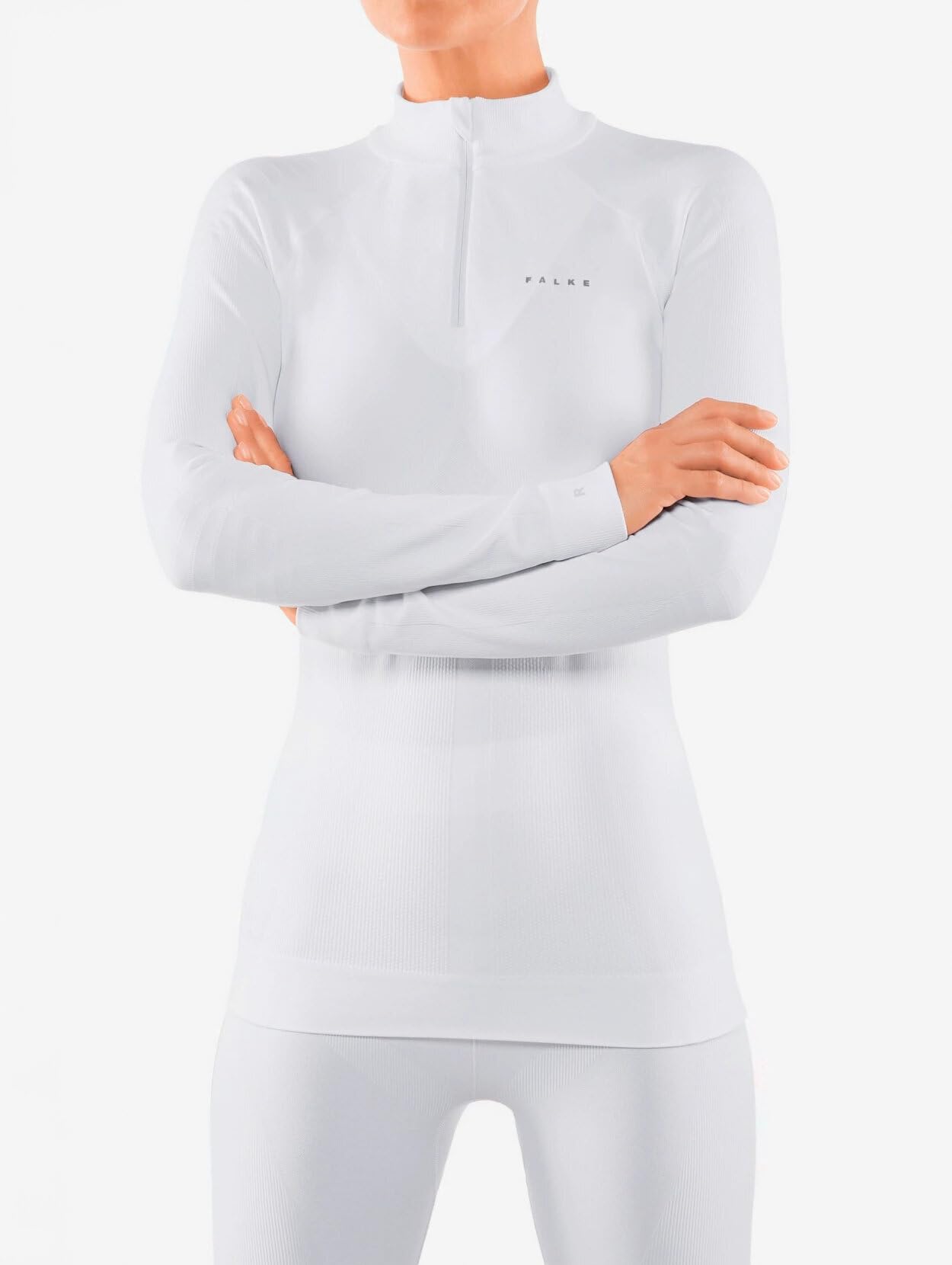 falke-maximum-warm-high-zip-funktionsshirt-schwarz-langarm image 1