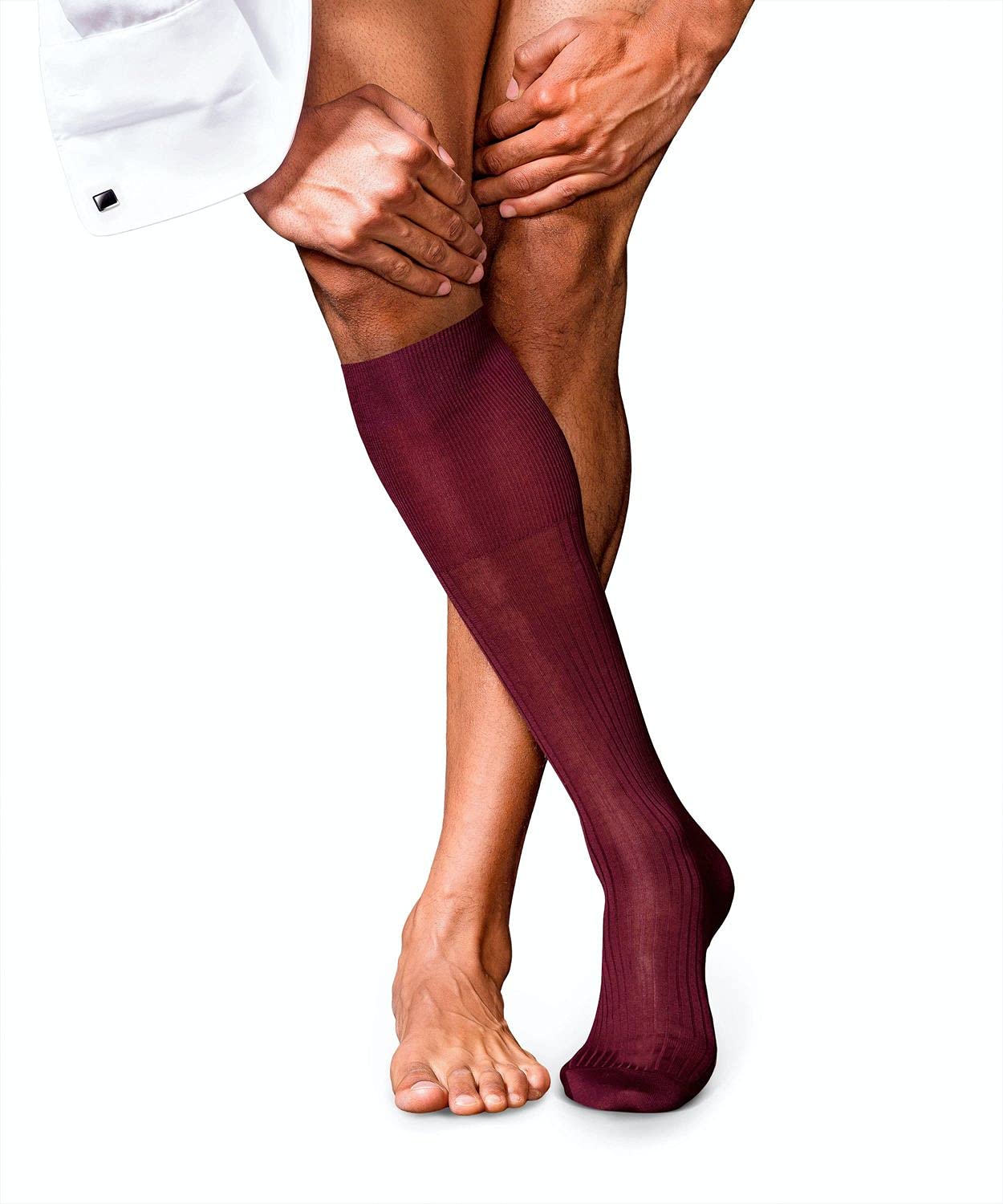 falke-no-10-herren-kniestr-mpfe-baumwolle-seidig image 7