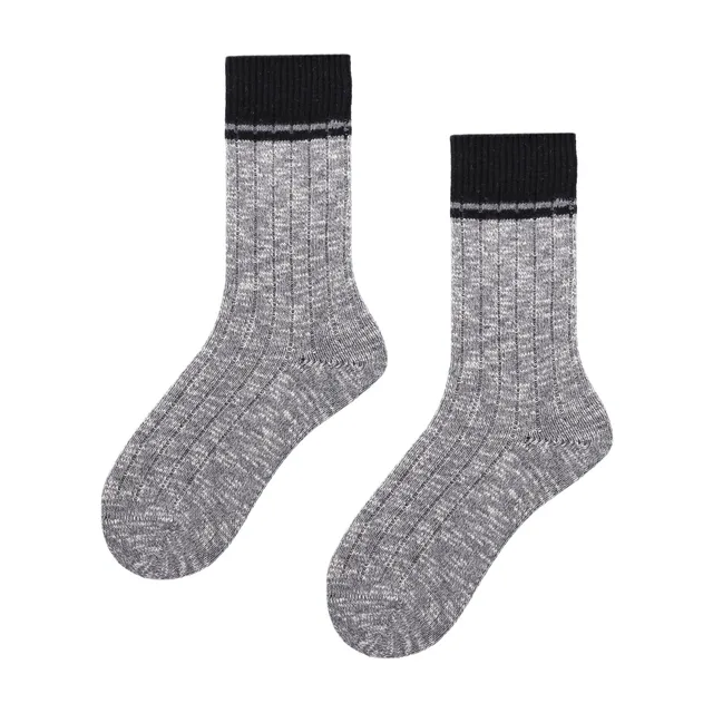 hudson-cozy-slub-herrensocken-druckfrei-schwarz-43-46 image 1