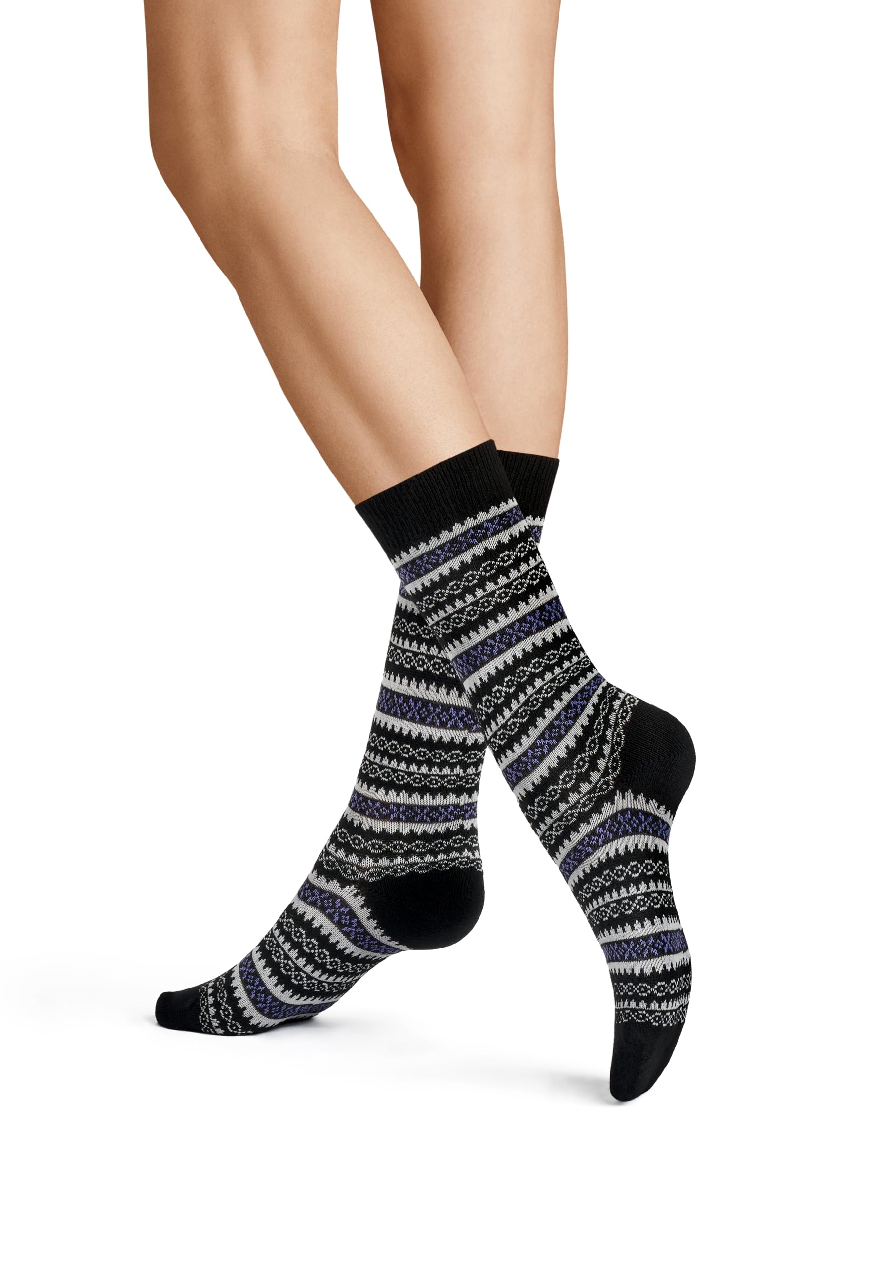 hudson-nordic-fashion-socke-deep-red-1er-pack-muster image 4