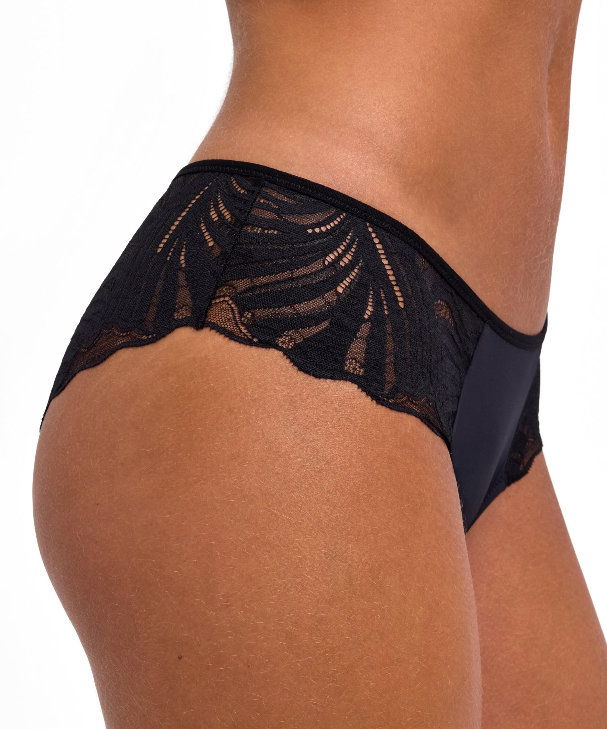 falke-slip-damen-spitze-schwarz-mikrofaser image 4
