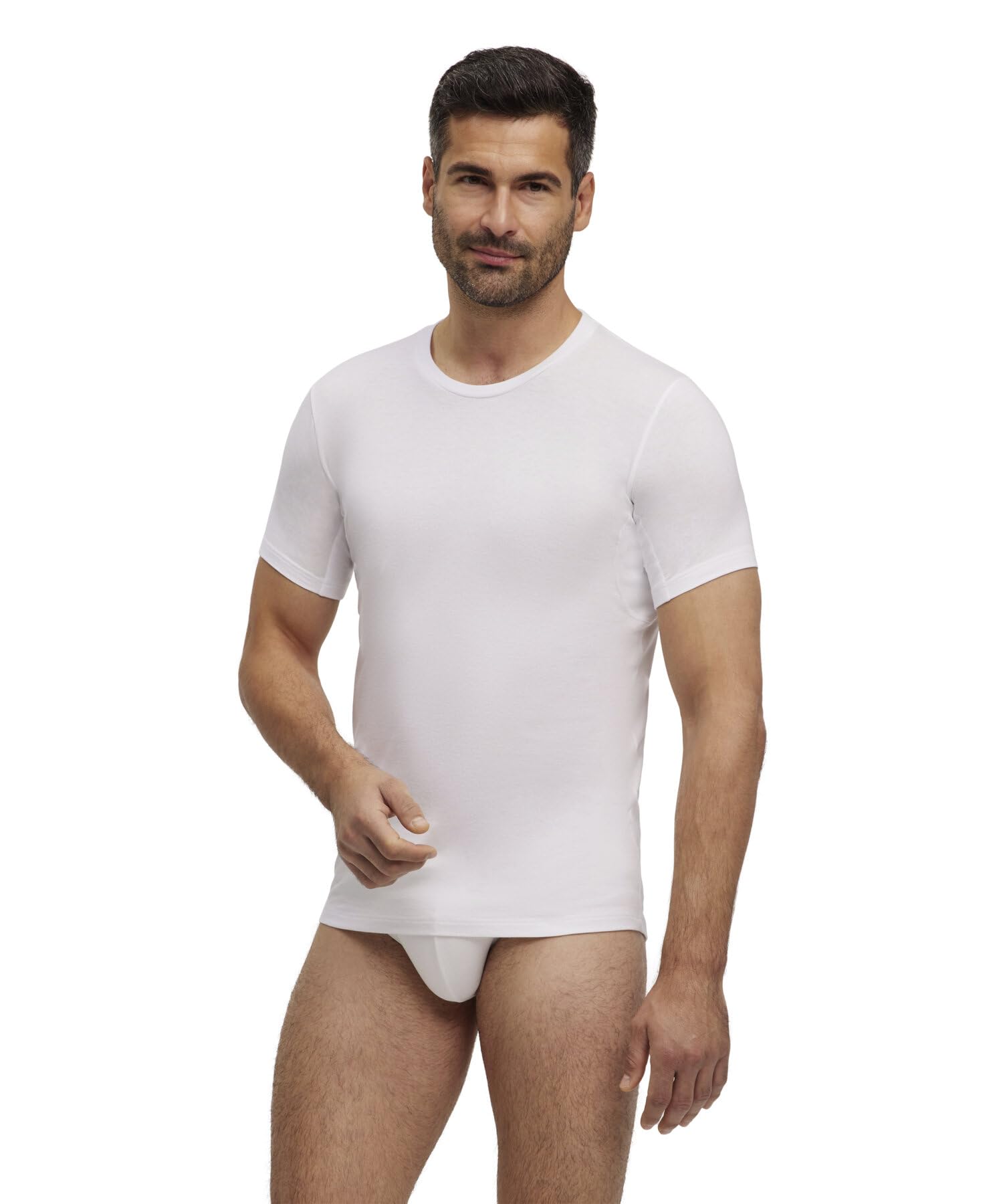 falke-daily-climate-control-unterhemd-rundhals-schwarz-baumwolle image 1