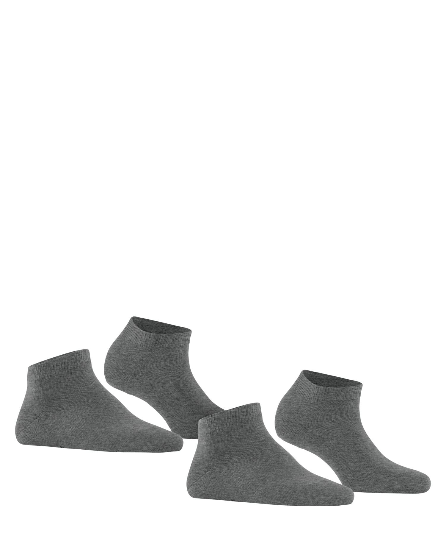falke-happy-sneakersocken-damen-grau-2-paar-baumwolle image 3