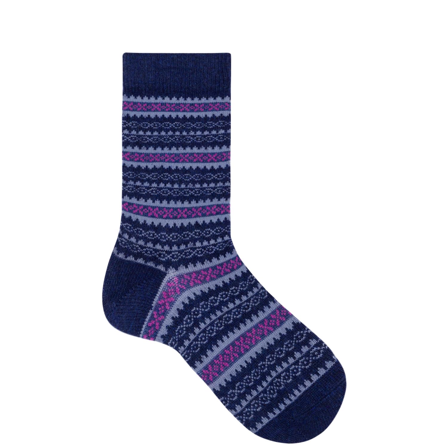 hudson-nordic-fashion-socke-deep-red-1er-pack-muster image 2