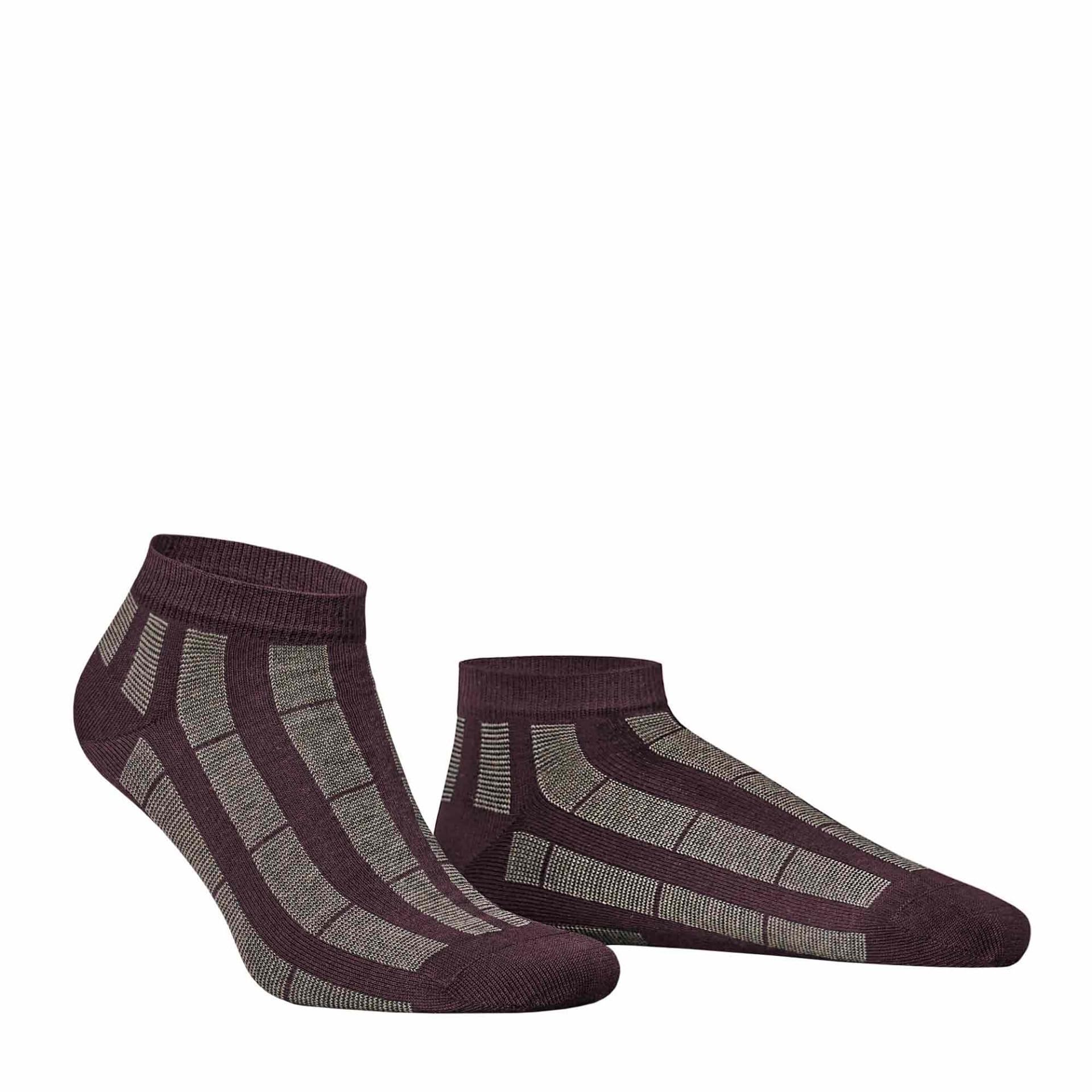 hudson-pin-herren-sneaker-socken-blackberry-39-42-streifen image 1