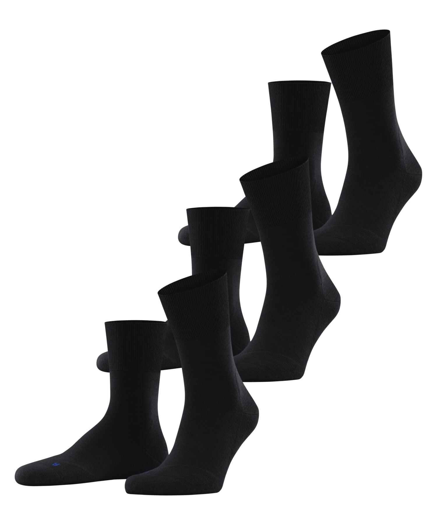 falke-run-socken-baumwolle-marine-3-paar-gr-44-45 image 1