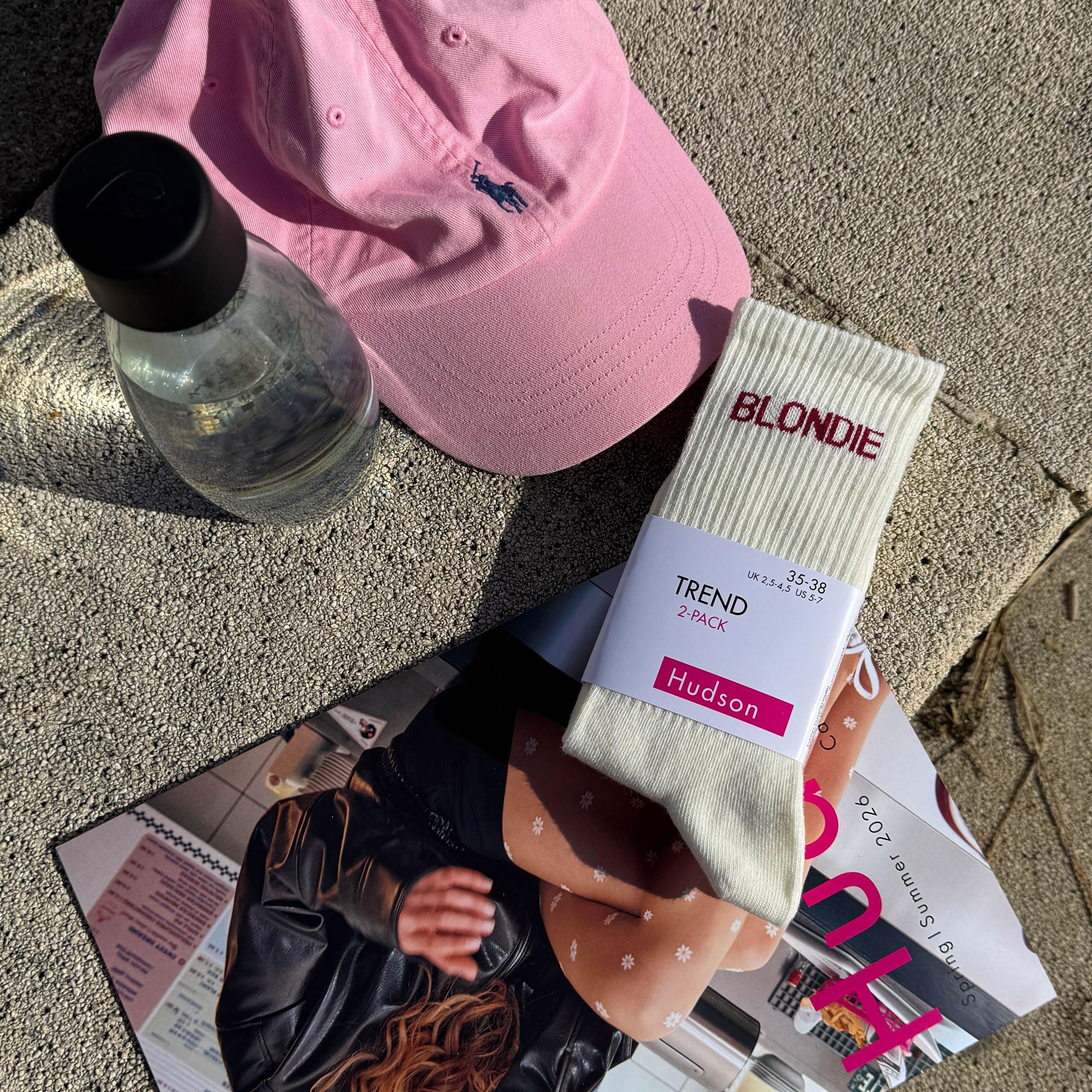 hudson-blondie-socken-2er-pack-39-42-herz-retro image 2