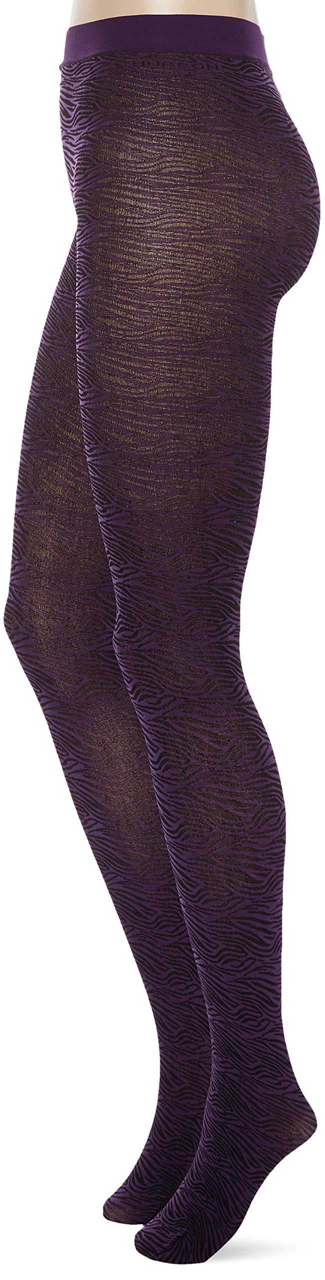 hudson-zebra-strumpfhose-viola-0521-blickdicht-gr-38 image 2