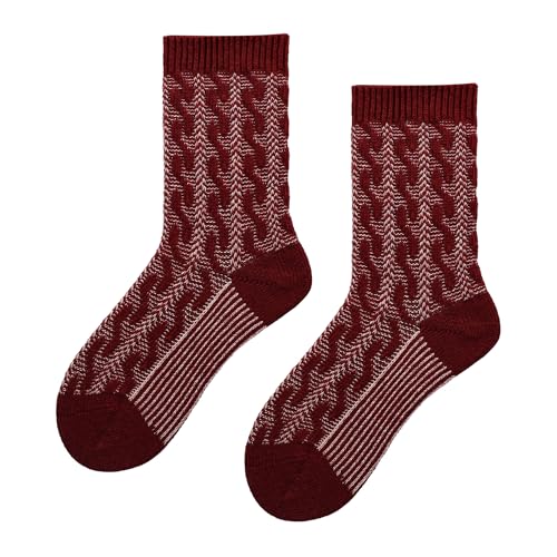 hudson-cozy-cable-damensocken-rumba-red-39-42-zopf image 5