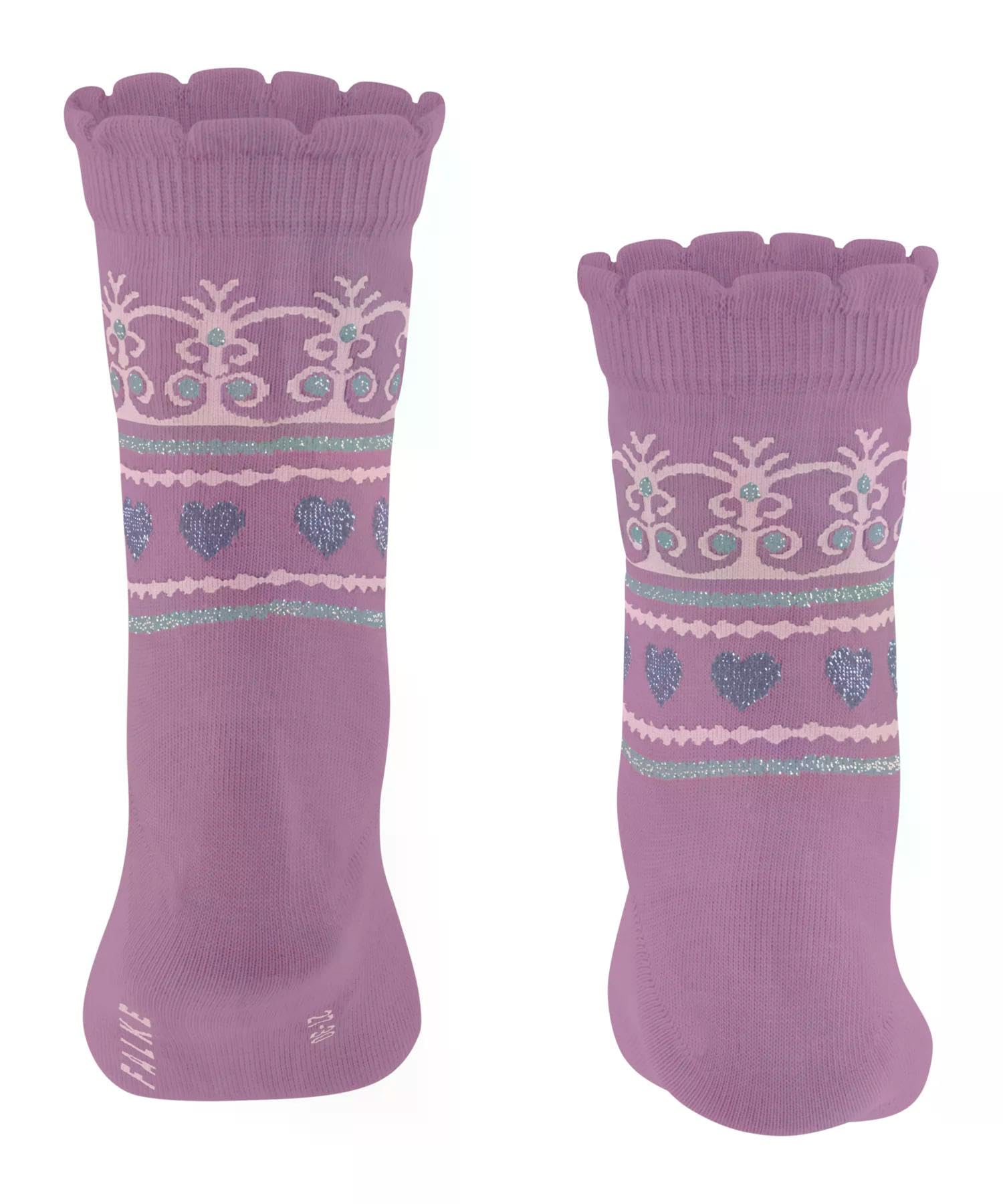falke-shiny-icecrown-kindersocken-baumwolle-krone-glitzer image 2