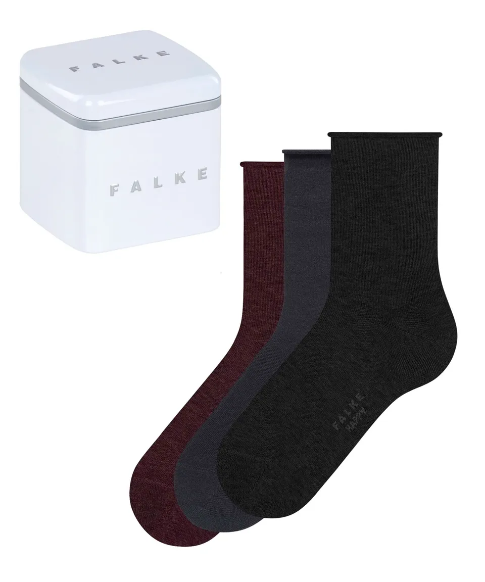falke-happy-damensocken-3er-pack-geschenkbox-baumwolle image 1