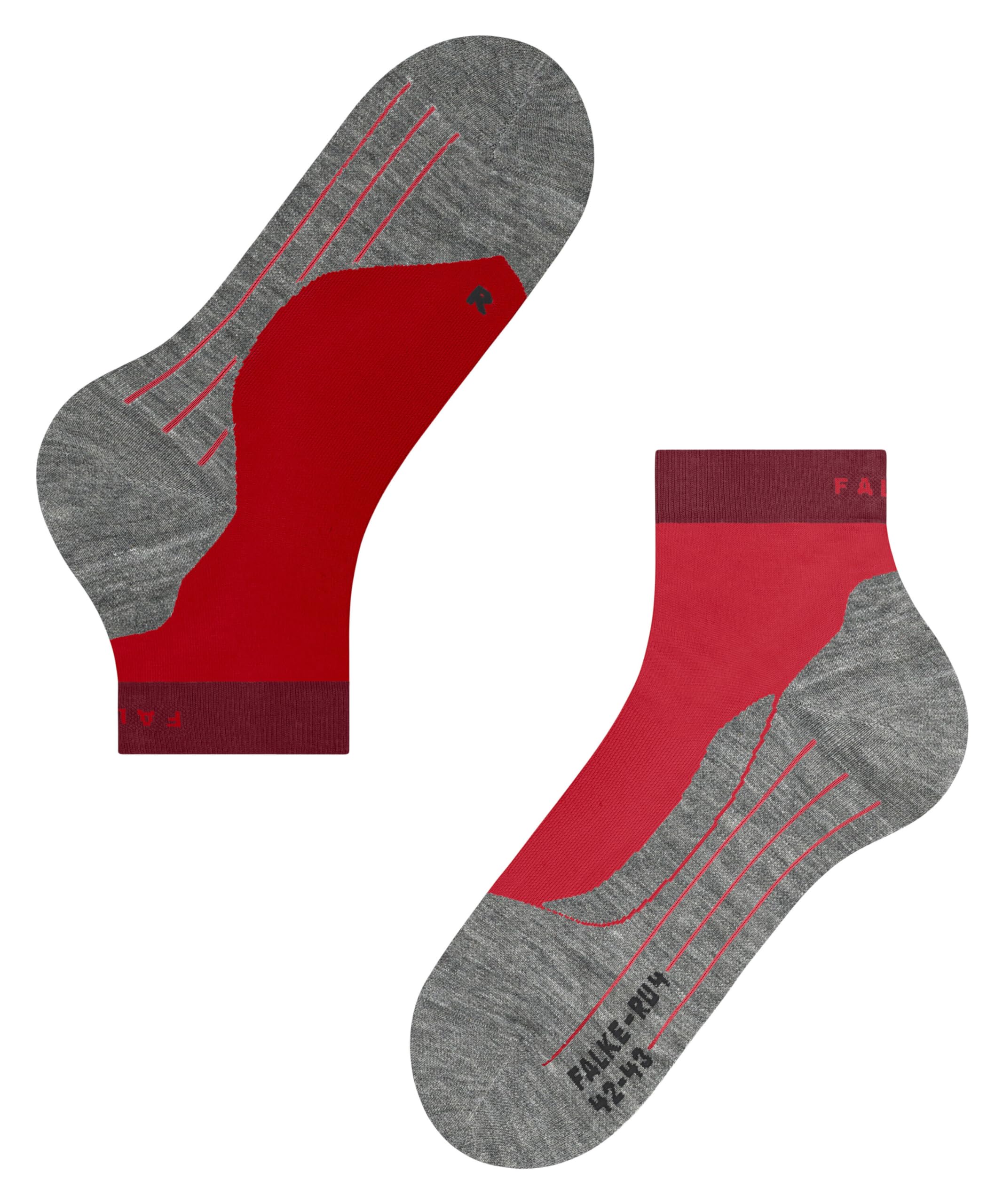 falke-ru4-endurance-laufsocken-herren-rot-big-red-kurz image 5