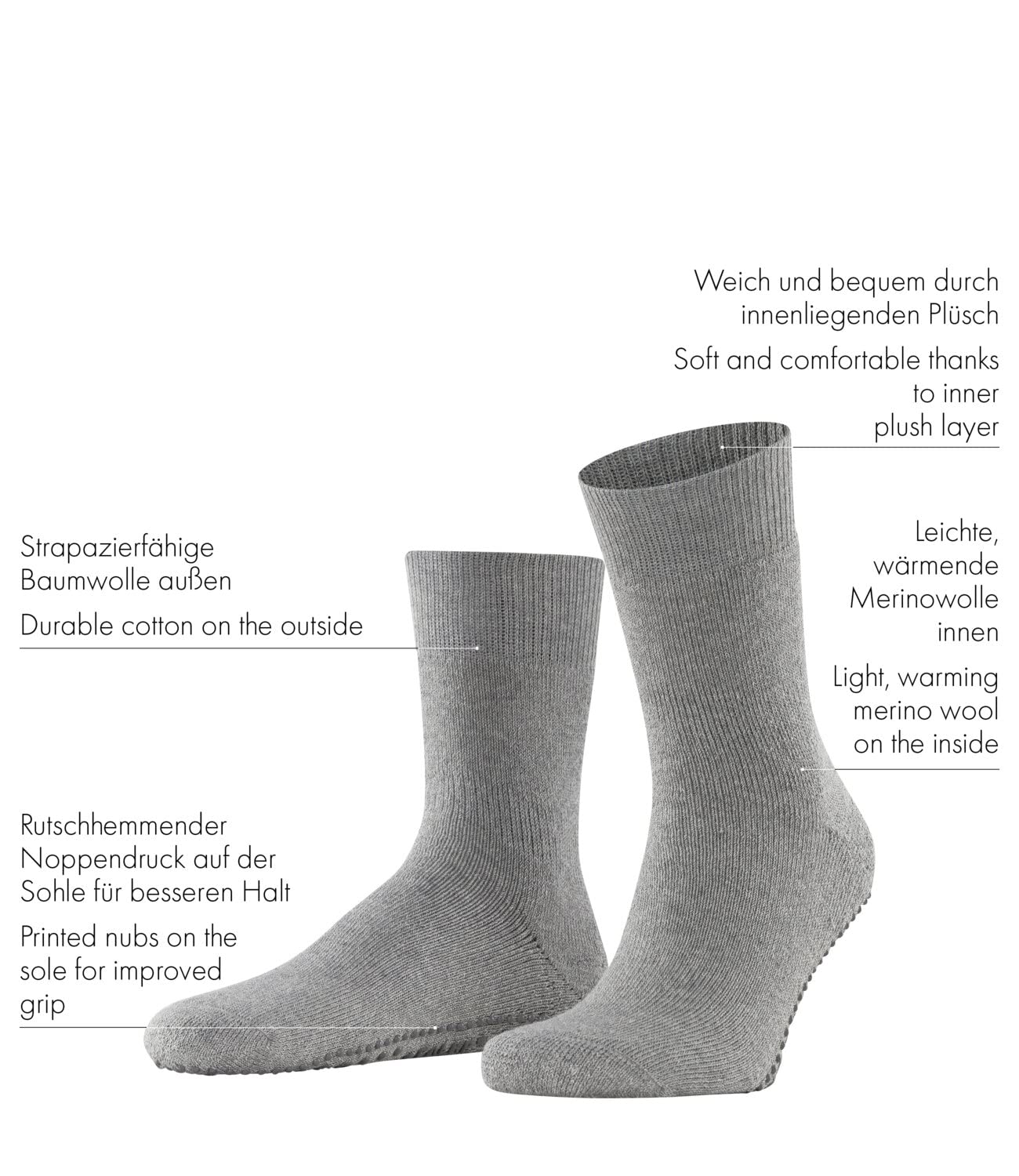 falke-homepads-haussocken-herren-stopper-noppen-gr-43-46 image 3