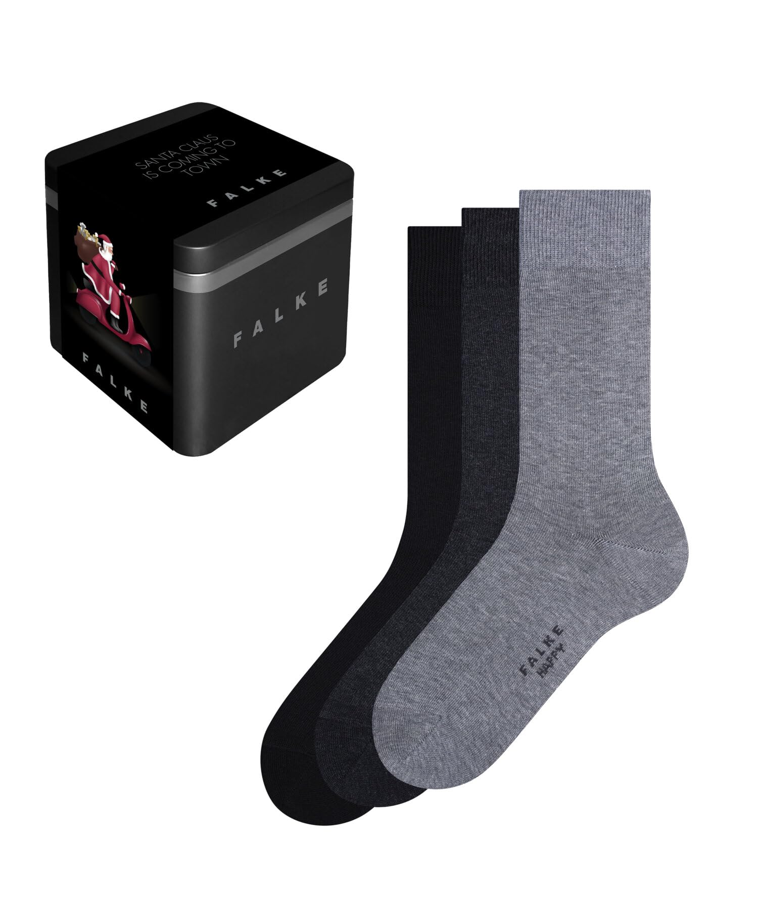 falke-happy-herren-socken-3-paar-burgundy-blue-mix-box image 8