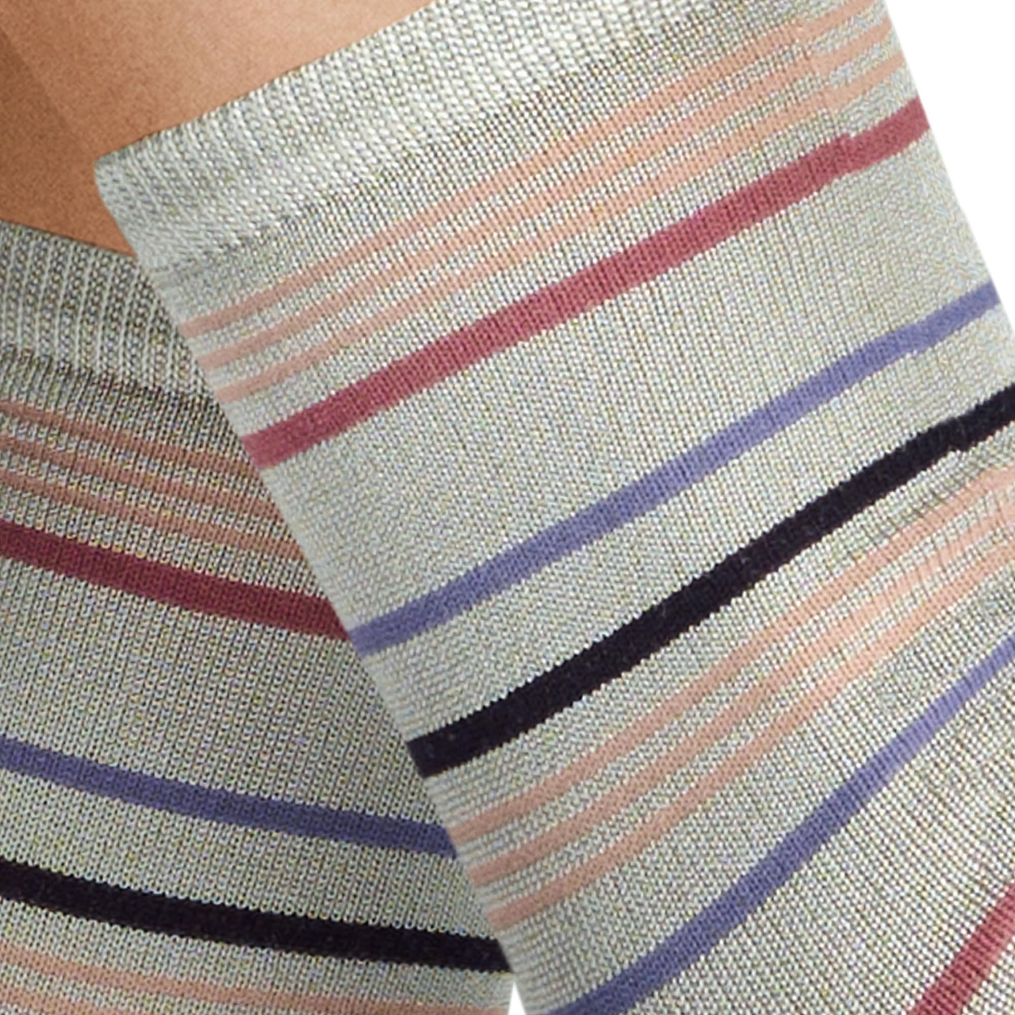 hudson-stripe-kurzsocken-damen-slate-gray-mit-streifenmuster image 2