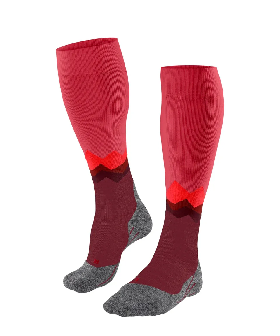 falke-tk2-explore-damen-wandersocken-rot-1-paar-wolle image 1