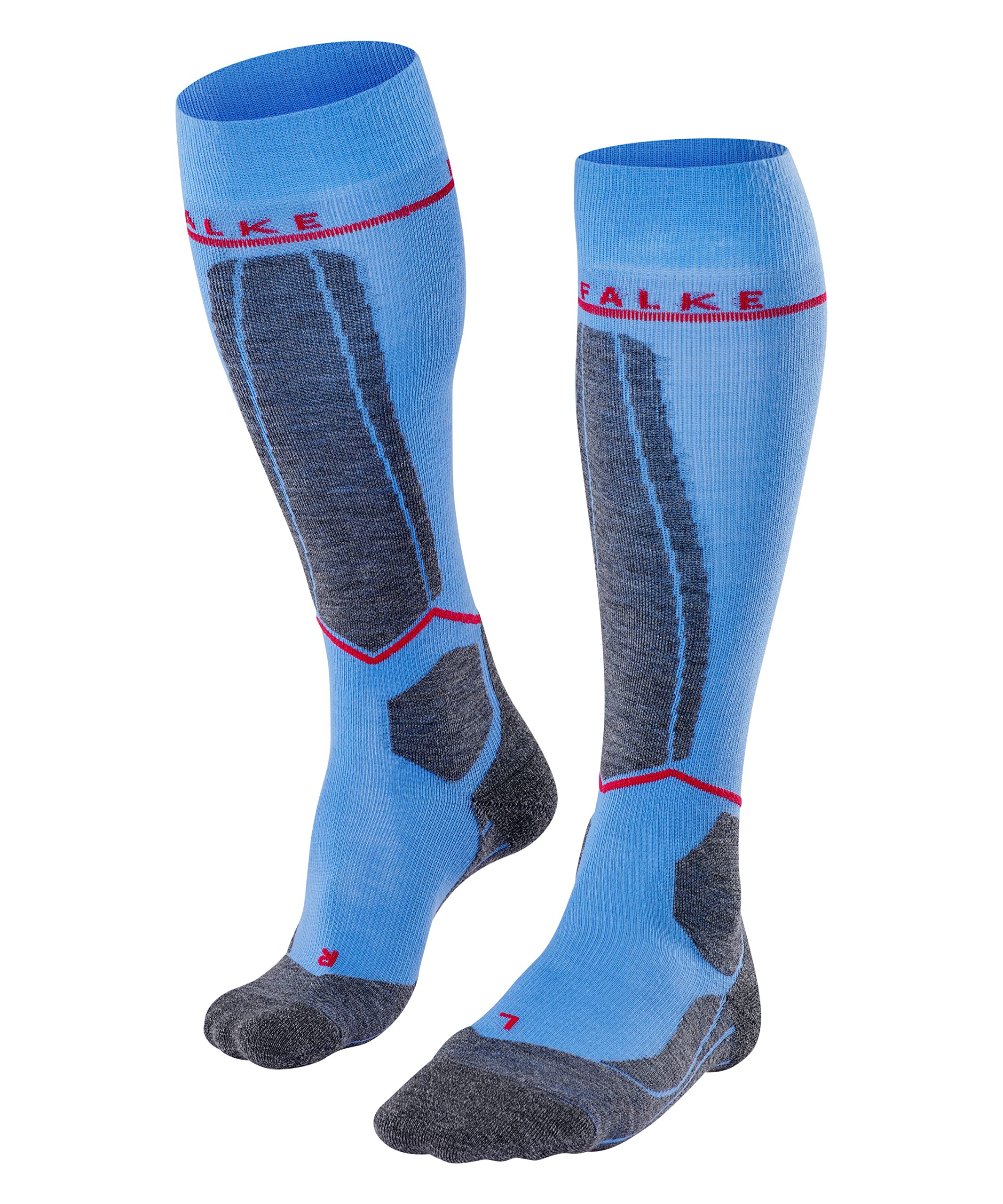 falke-sk4-compression-light-skisocken-peacock-blue image 7