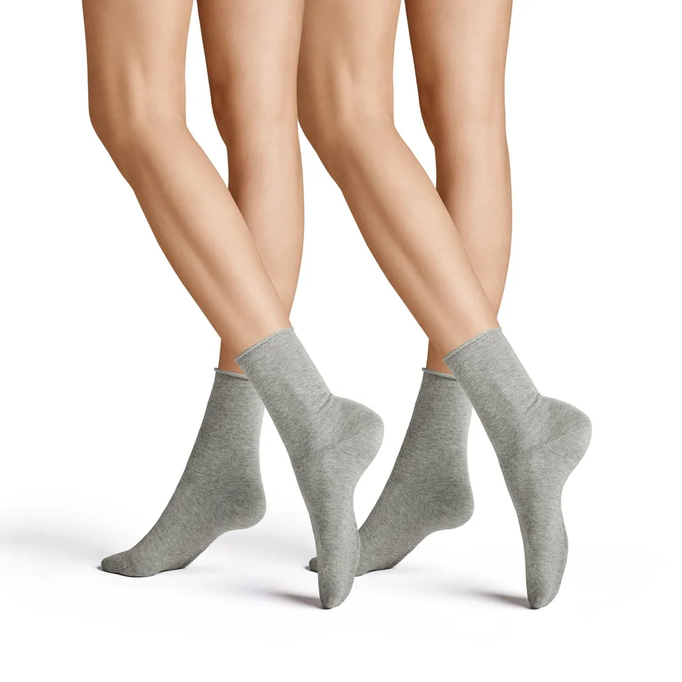 hudson-only-damensocken-2er-pack-silber-rollrand image 1