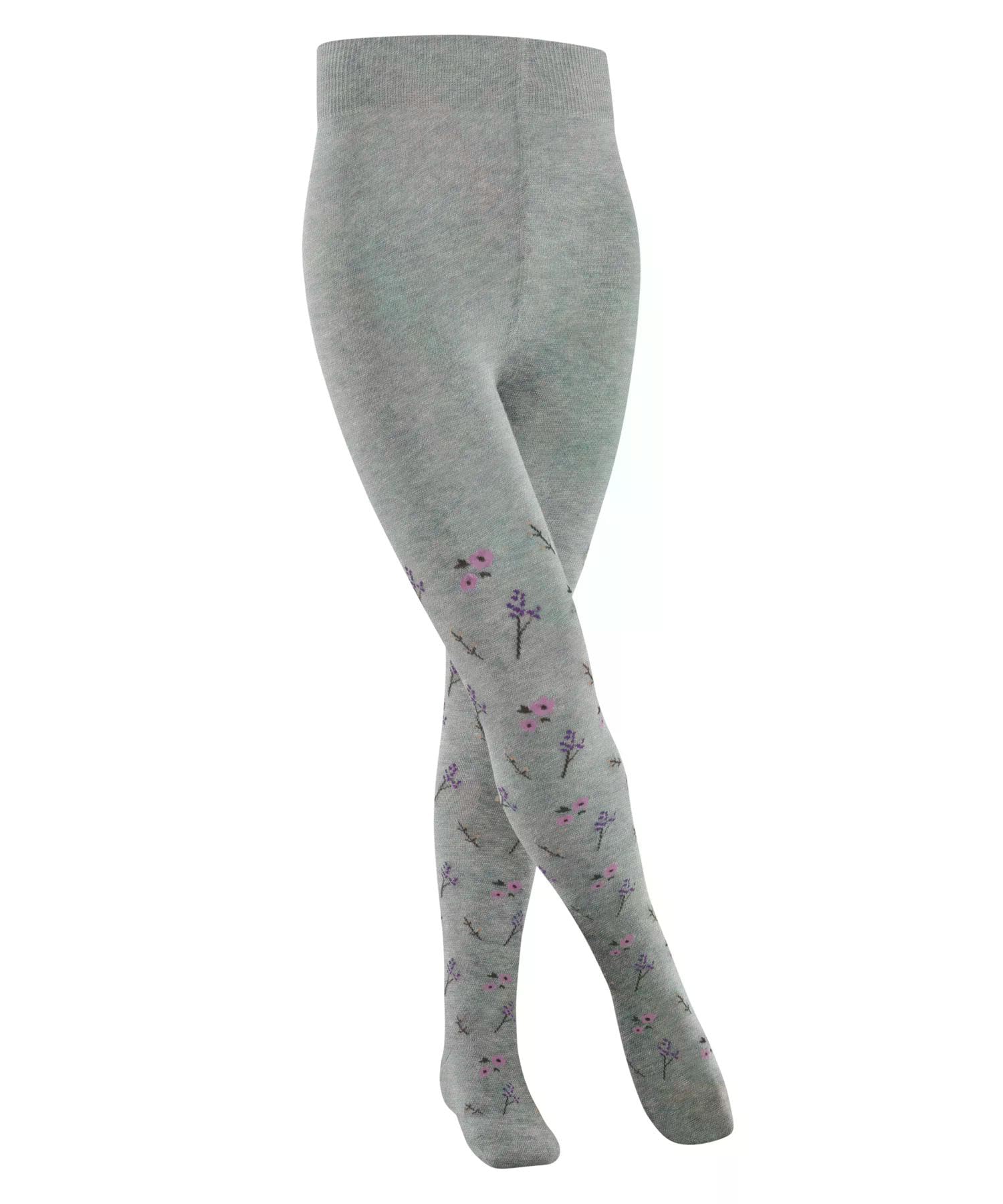 falke-little-flowers-kinder-strumpfhose-weiss-baumwolle image 6