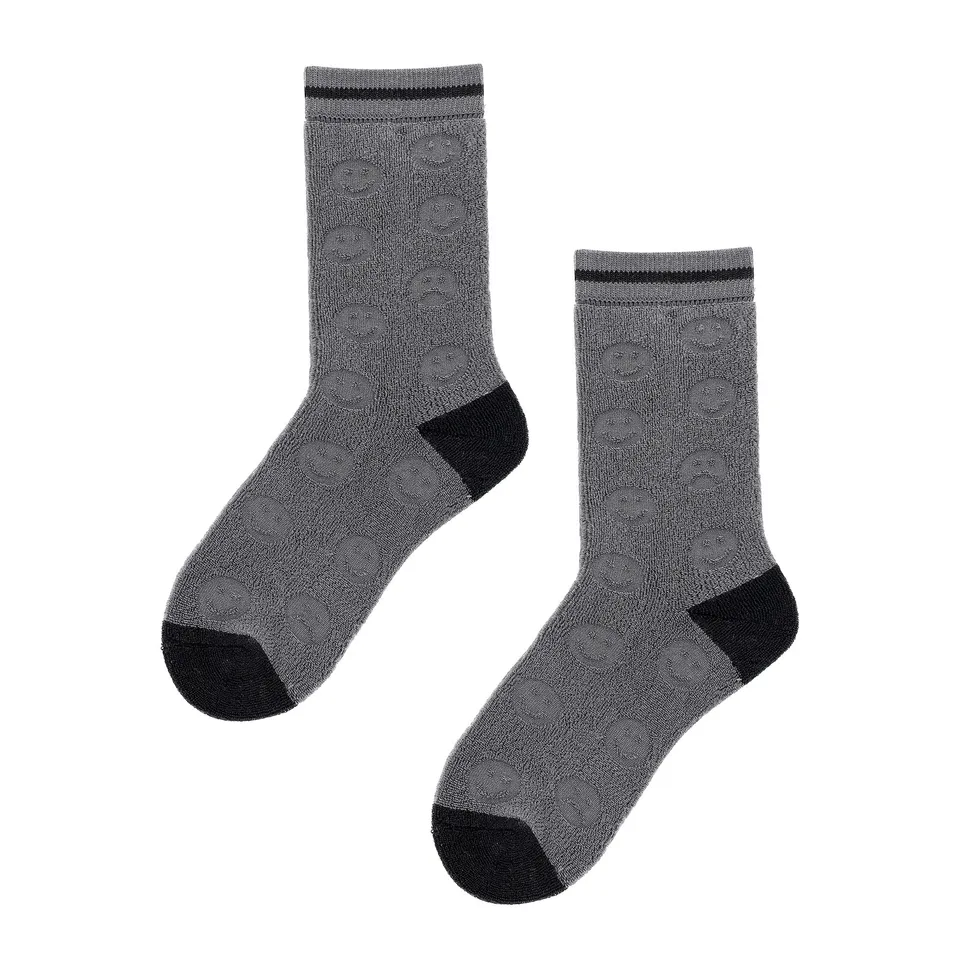 hudson-smiley-fashion-damen-socken-schwarz-smiley image 1