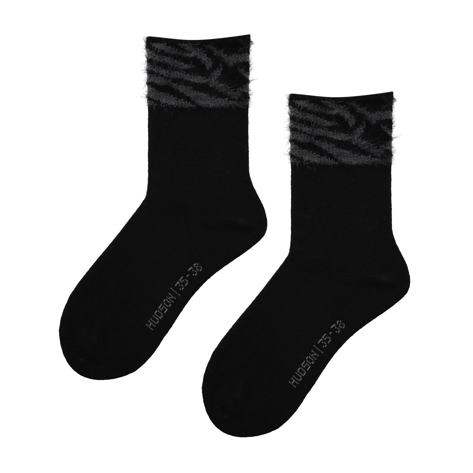 hudson-spider-cozy-tiger-socken-schwarz-35-38-weich image 1