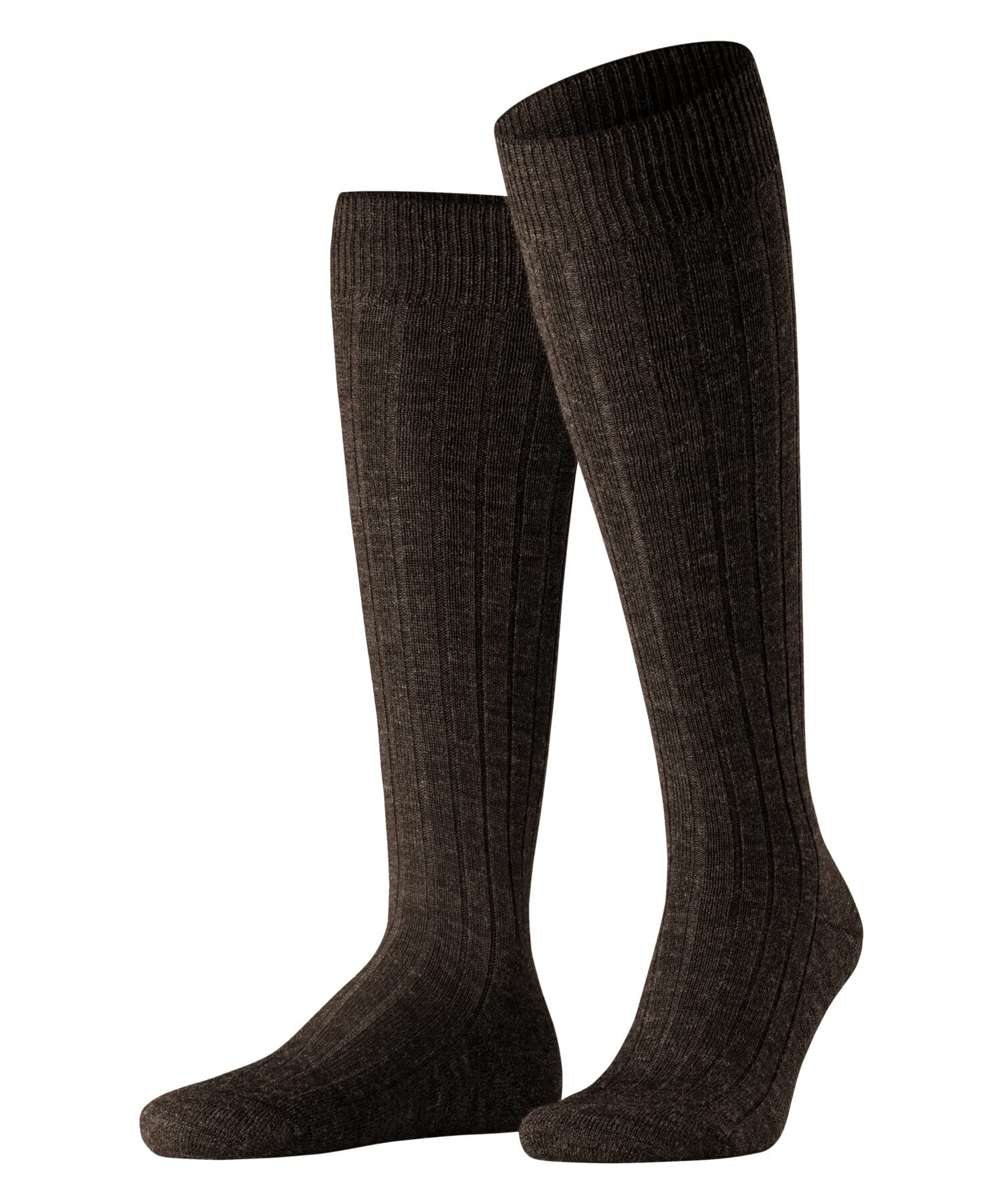 falke-teppich-im-schuh-kniestr-mpfe-wolle-schwarz image 1