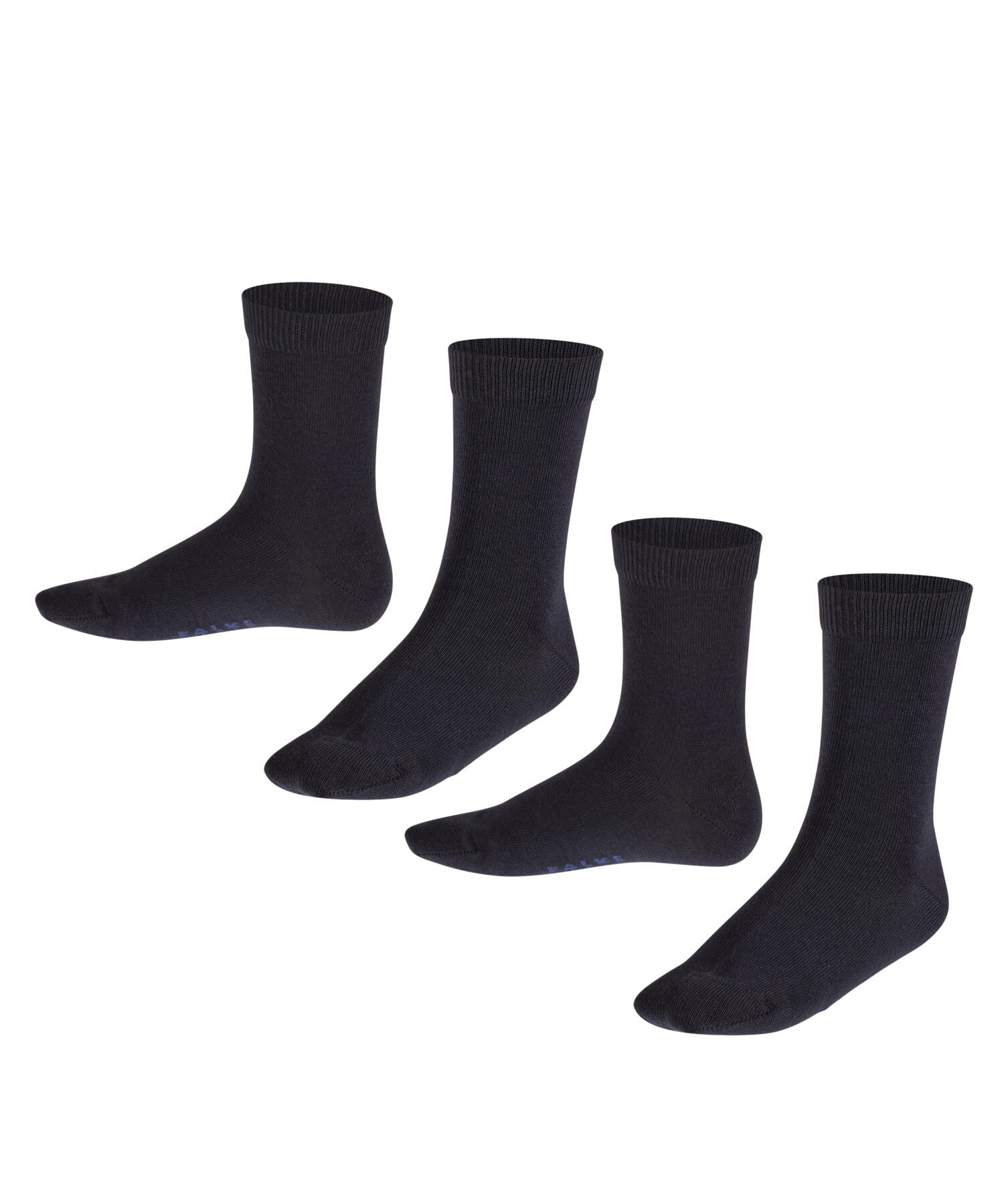 falke-happy-kinder-socken-2-pack-baumwolle-schwarz image 1