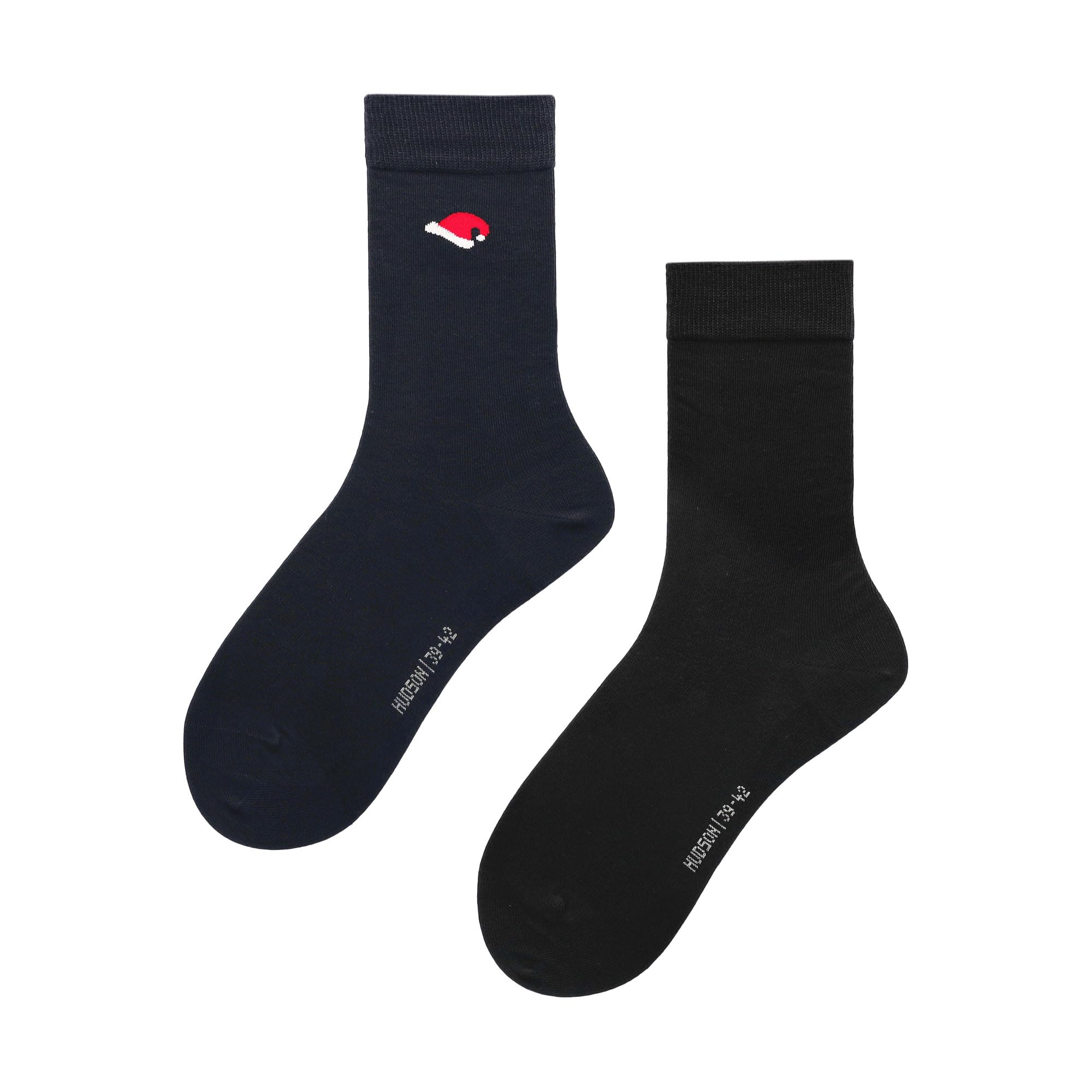 hudson-spider-santa-socken-2er-pack-schwarz-35-38 image 1