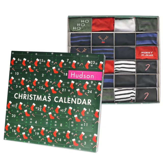 hudson-christmas-calendar-adventskalender-socken-herren-39-42-13-paar image 1