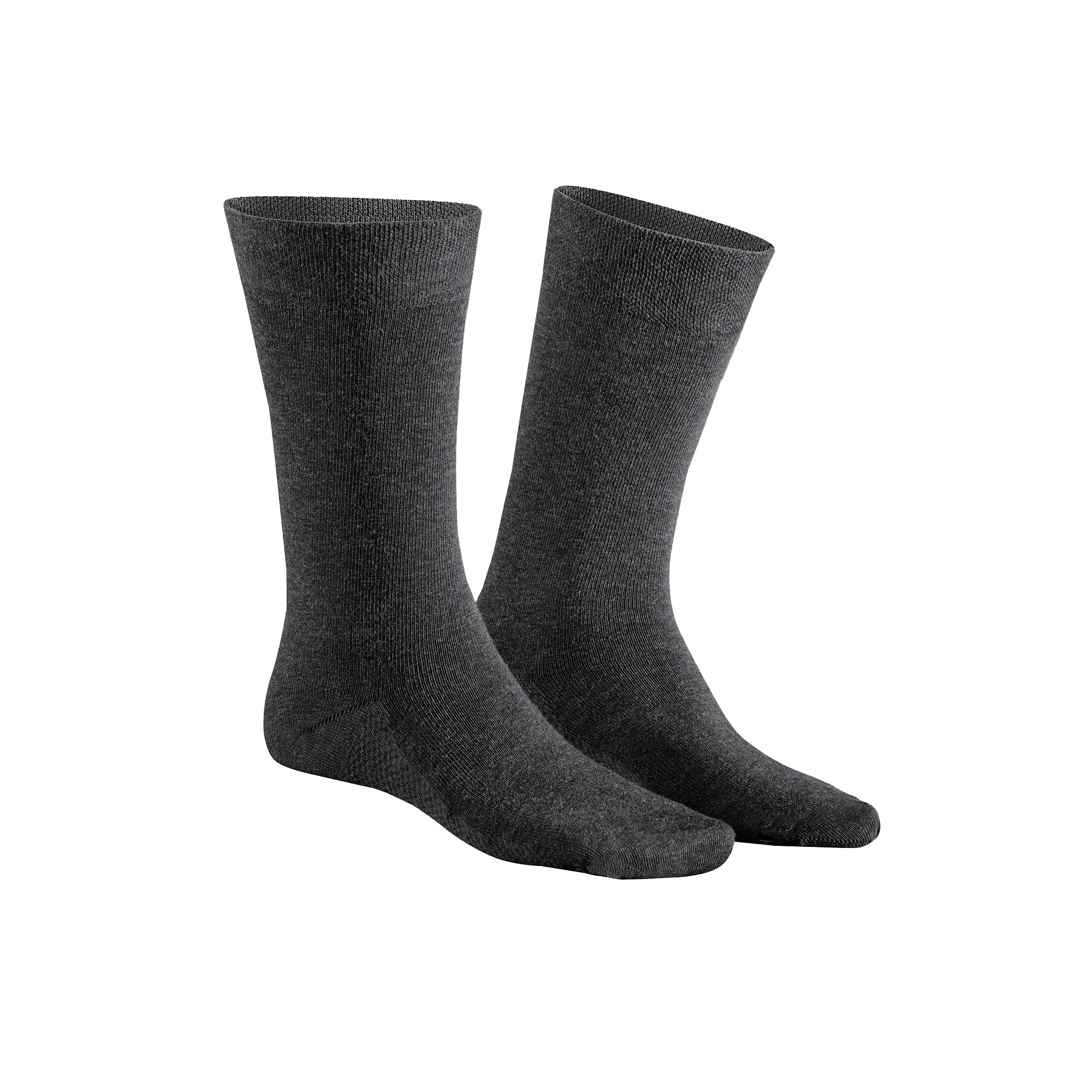hudson-spider-herren-socken-dry-cotton-43-46-grau-mel-1-paar image 1