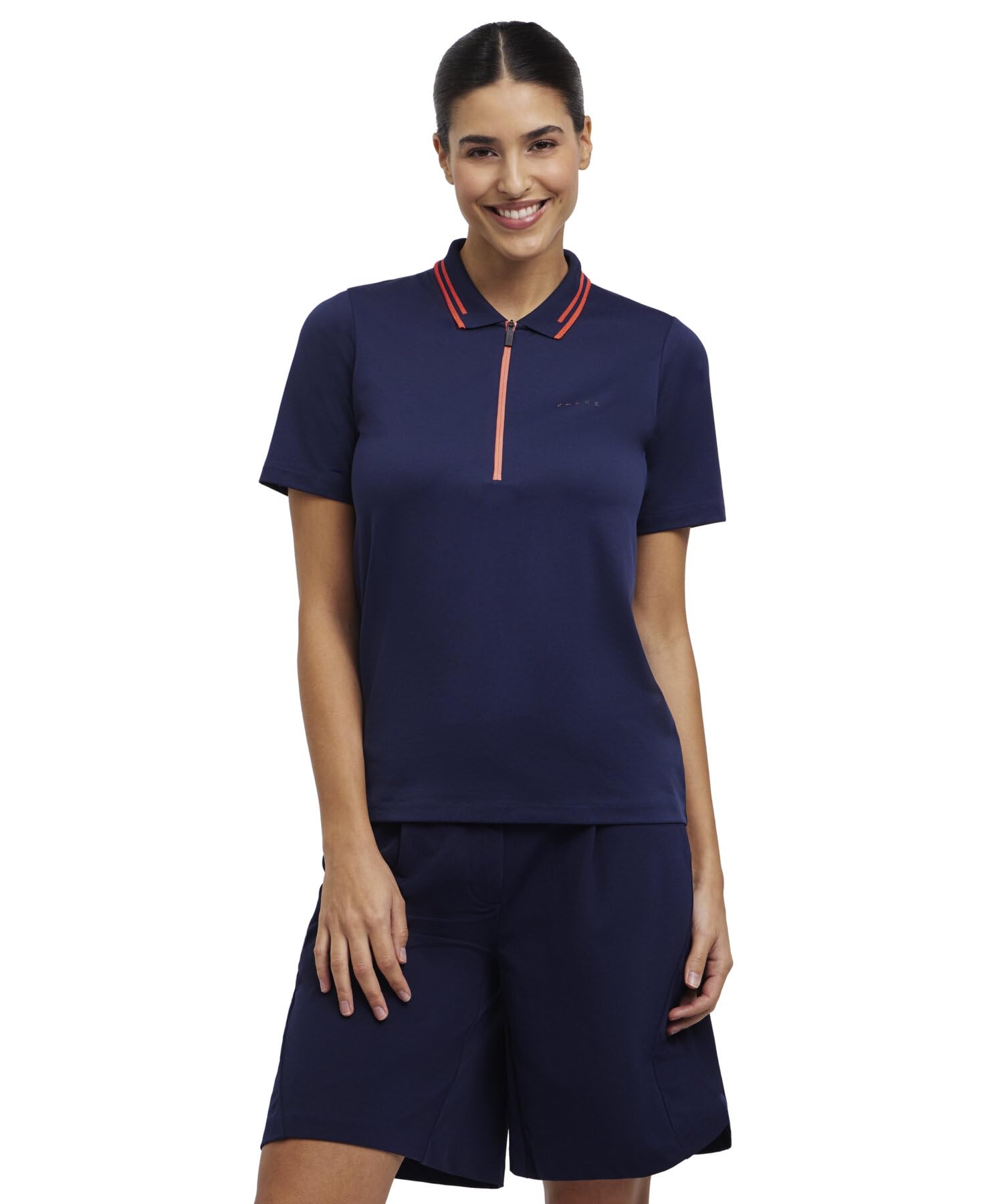 falke-polo-shirt-golf-polohemd-piqu-zip image 1