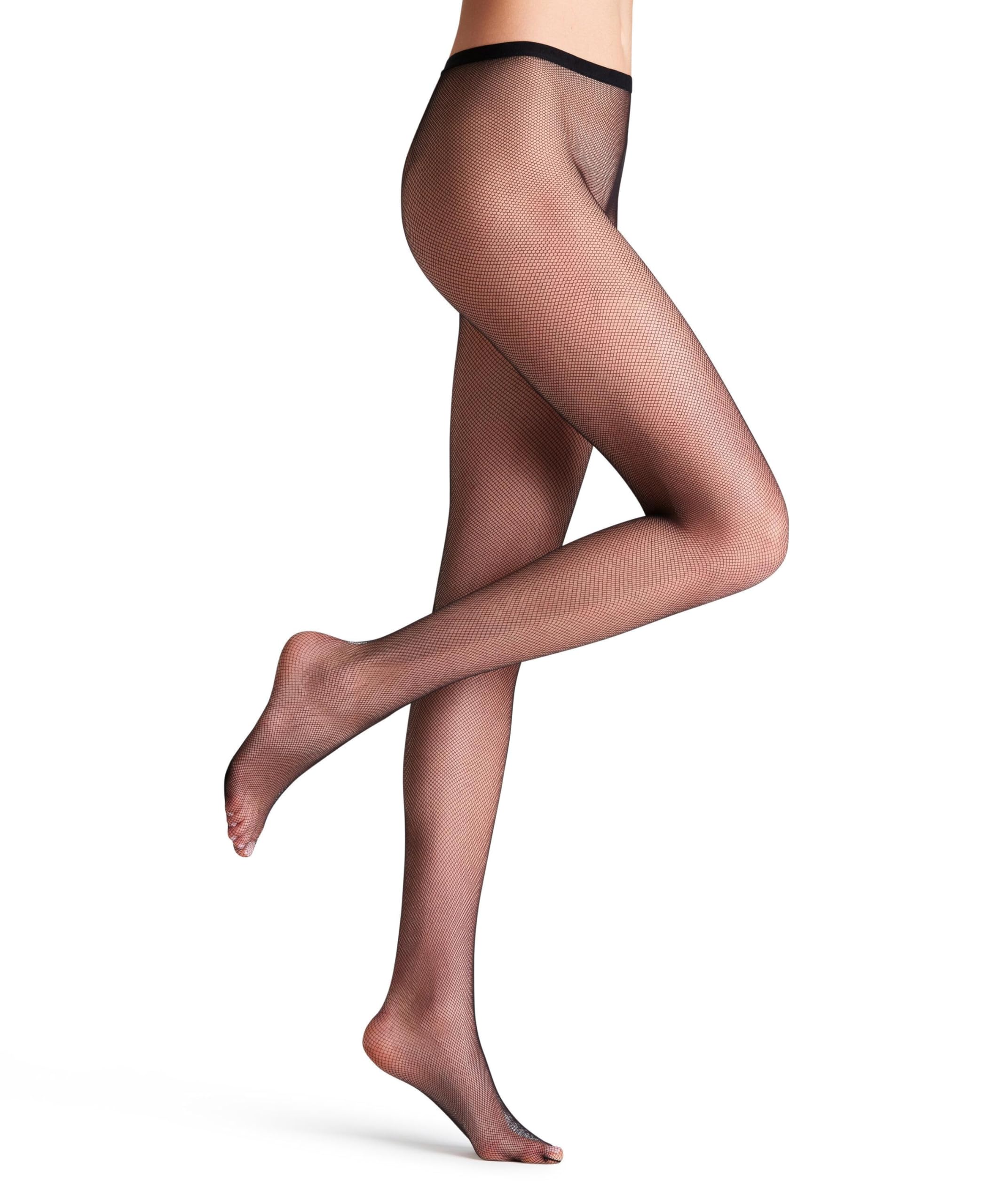 falke-net-strumpfhose-netzstrumpfhose-schwarz-transparent image 5