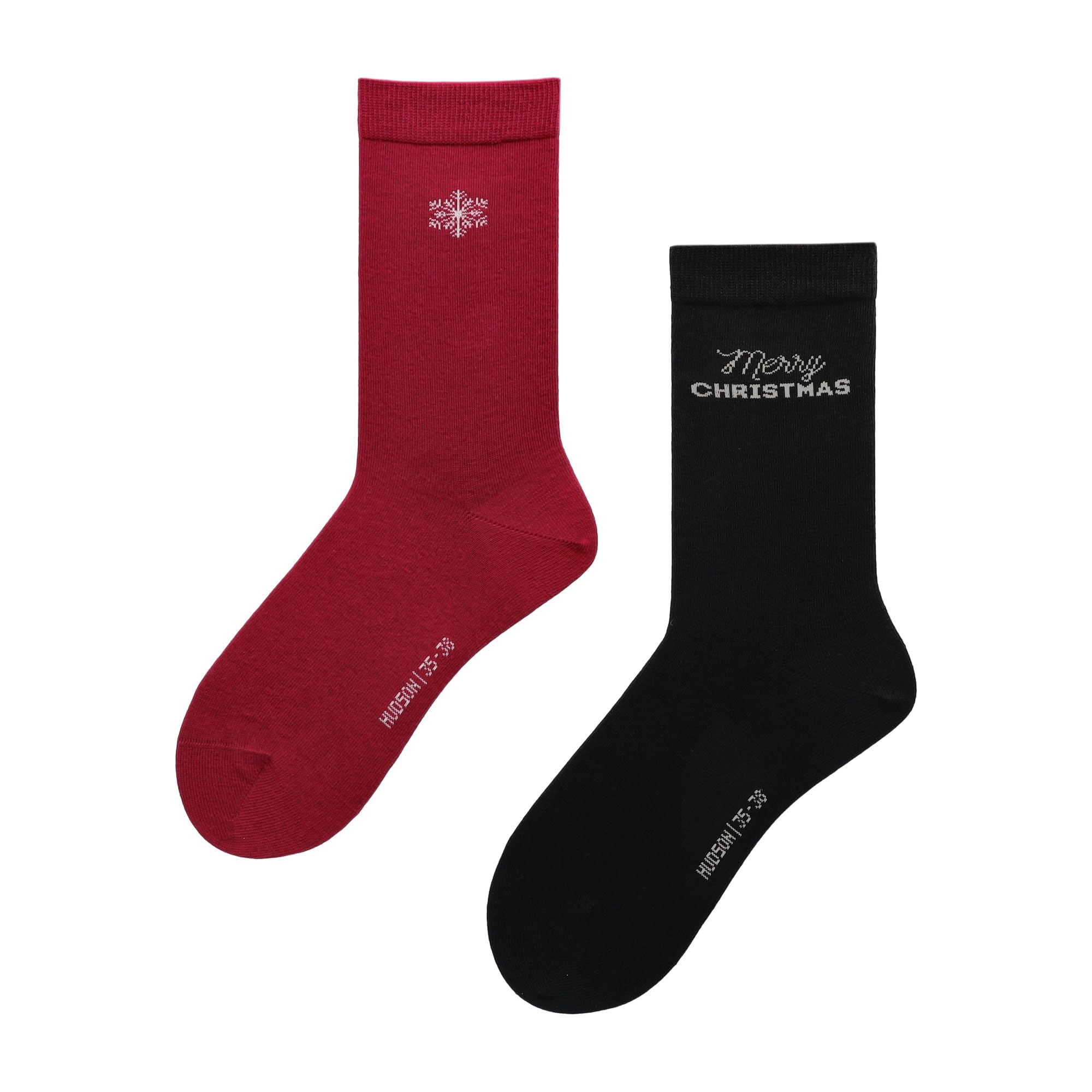 hudson-druckfrei-unisex-socken-weihnachten-2er-pack-35-38 image 1