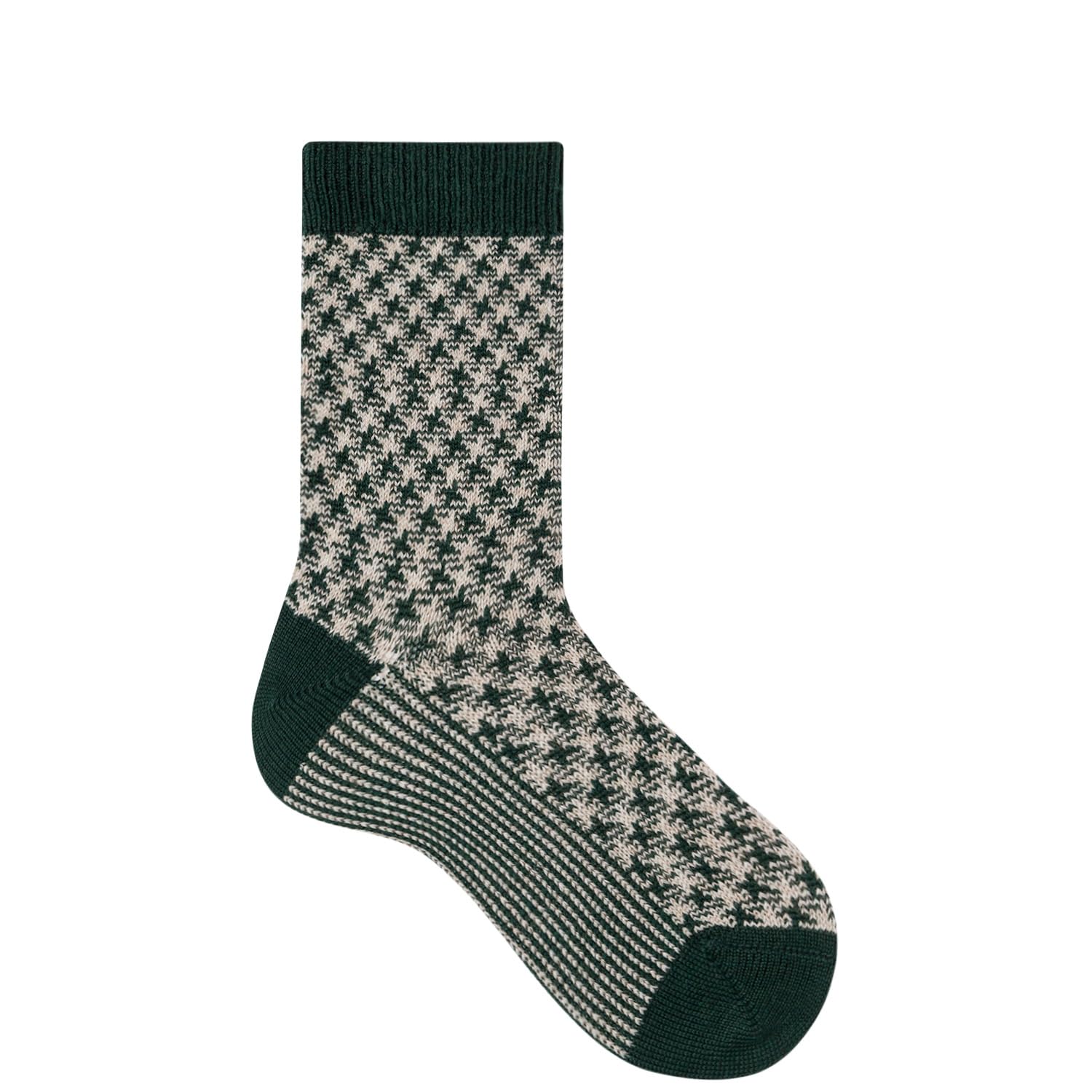 hudson-houndstooth-socken-wollmix-rosa-39-42 image 1