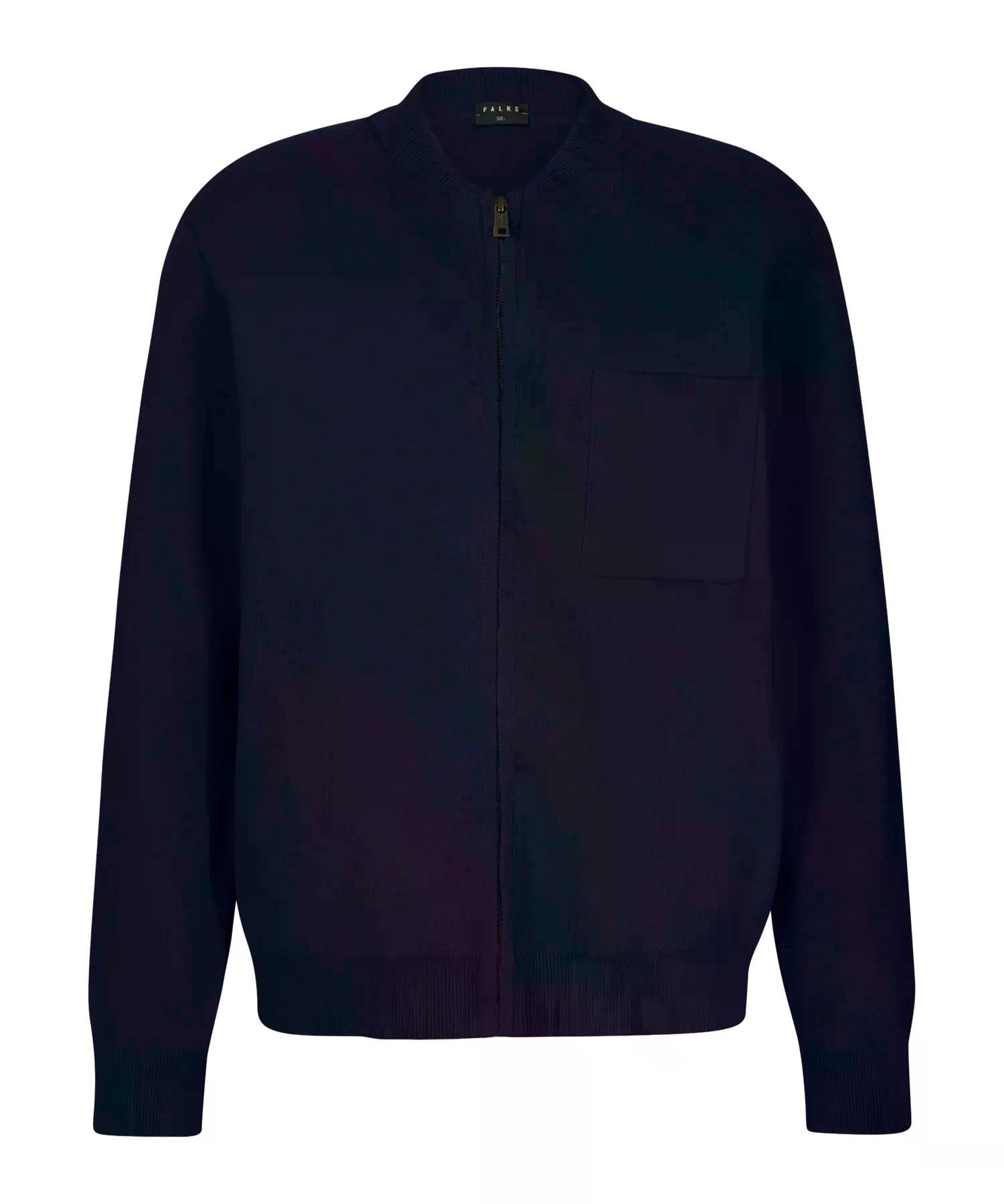 falke-favorites-milano-zip-strickjacke-herren-m-bio-baumwolle image 7