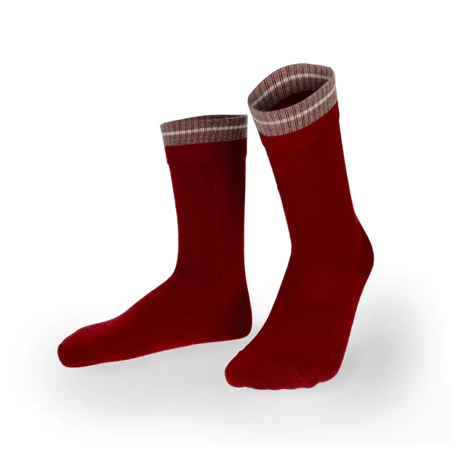 hudson-smart-herren-socke-weinrot-ripp-1er-pack image 1