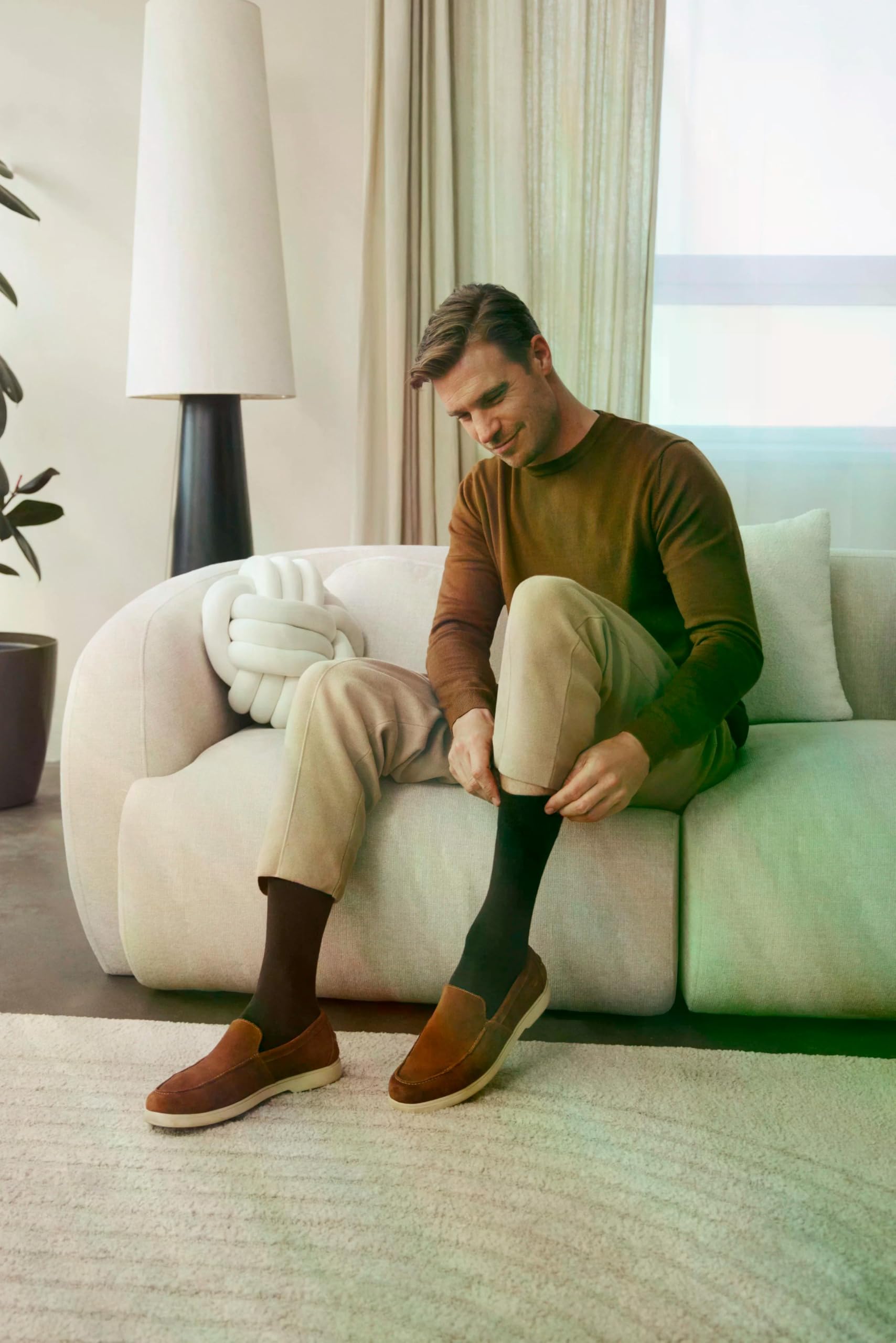 falke-sensitive-london-socken-herren-braun-baumwolle-39-42 image 4