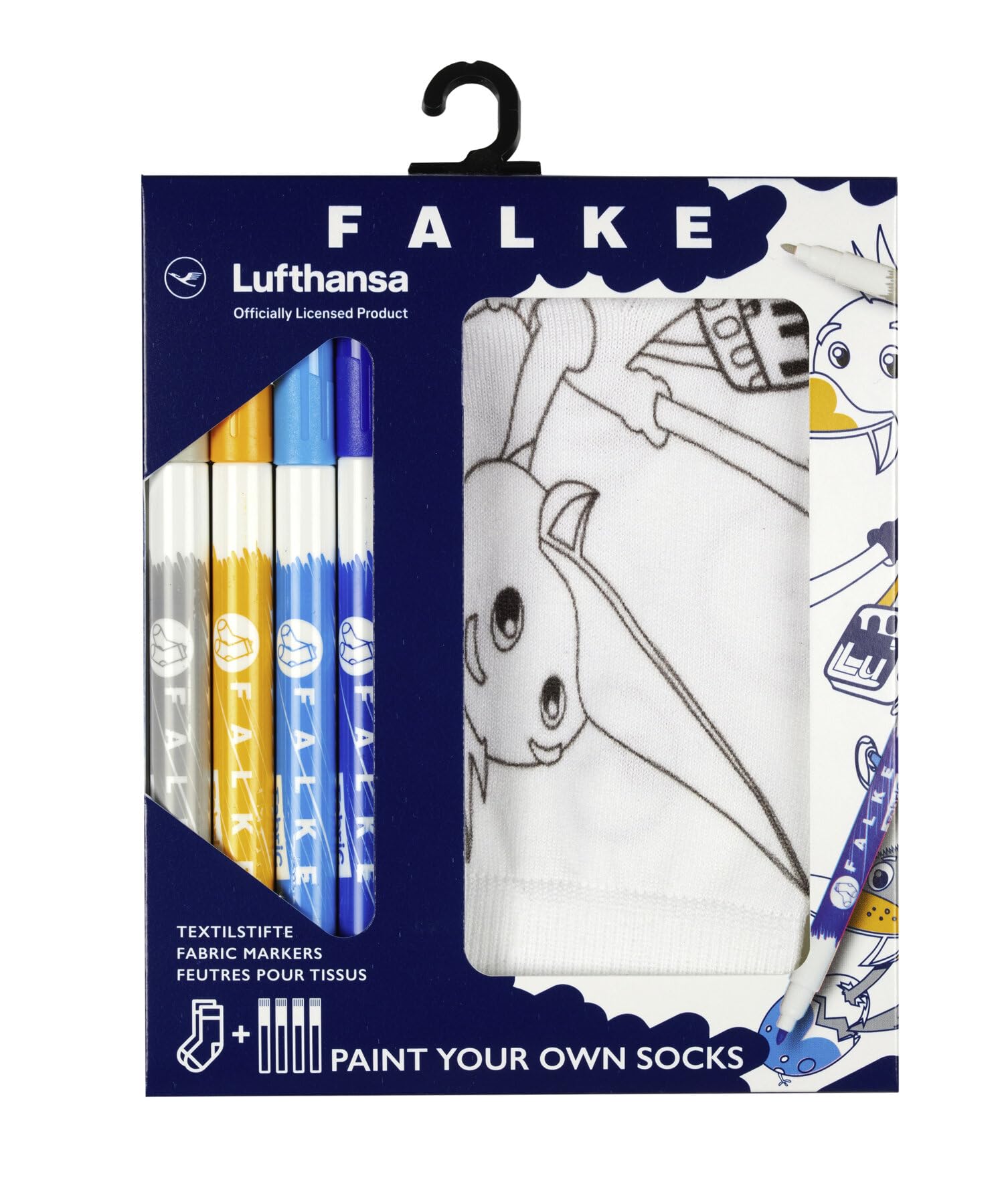 falke-paint-set-lufthansa-kindersocken-27-30-baumwolle image 5