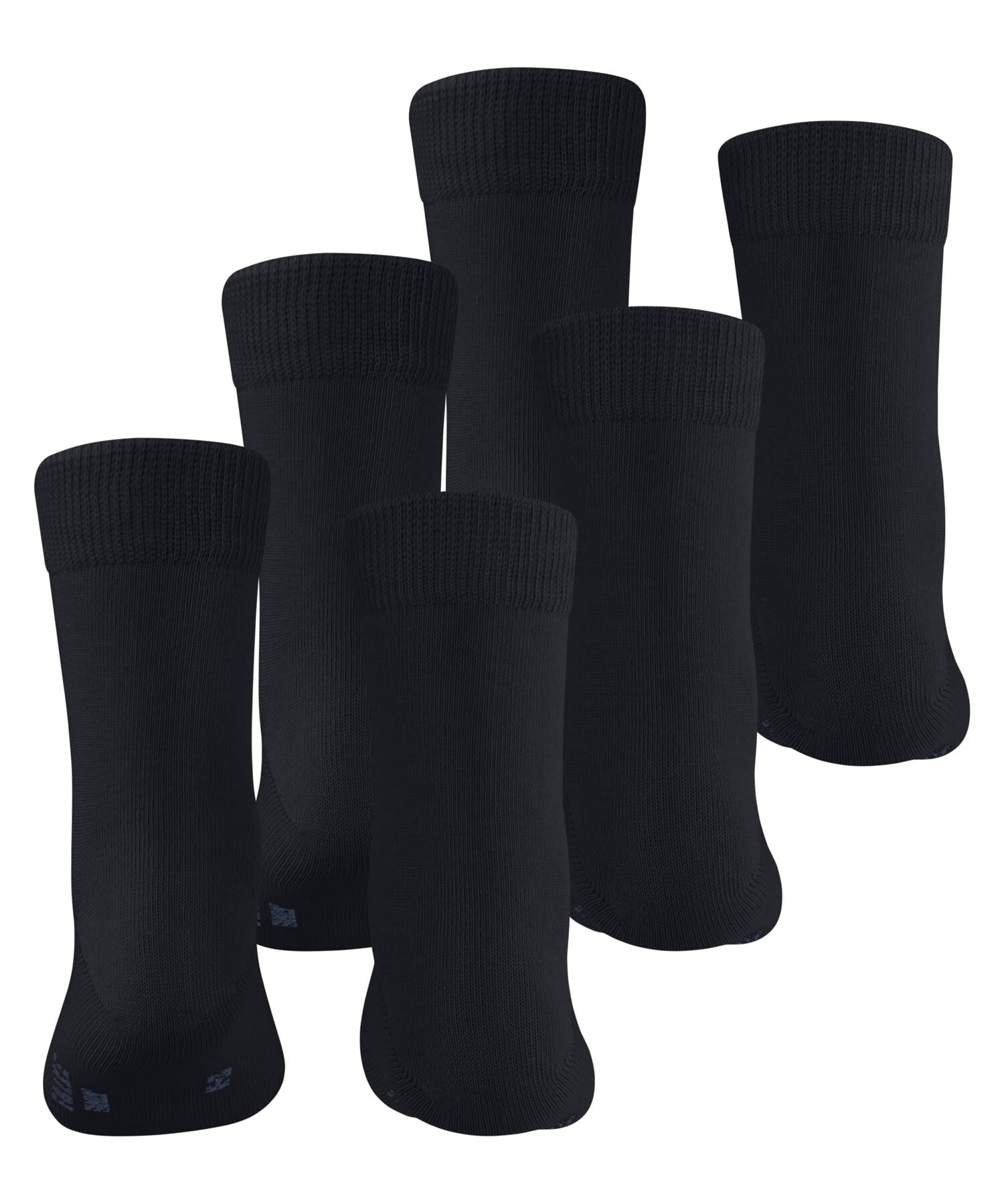 falke-family-kindersocken-baumwolle-3-paar-schwarz image 2