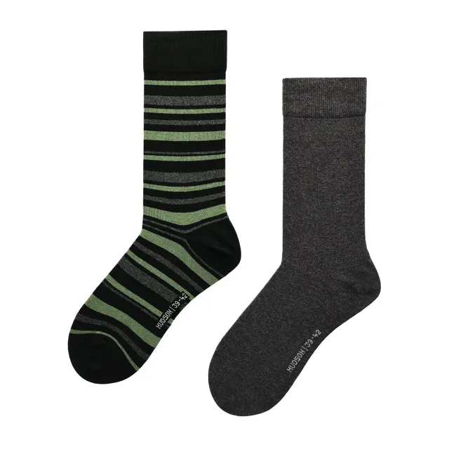 hudson-spider-playful-ringlet-socken-2er-pack-schwarz image 1