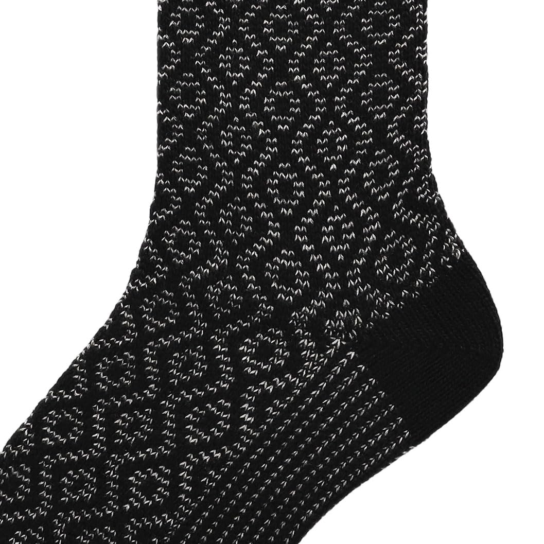 hudson-cozy-graphic-socken-black-wollmischung-jacquard image 2