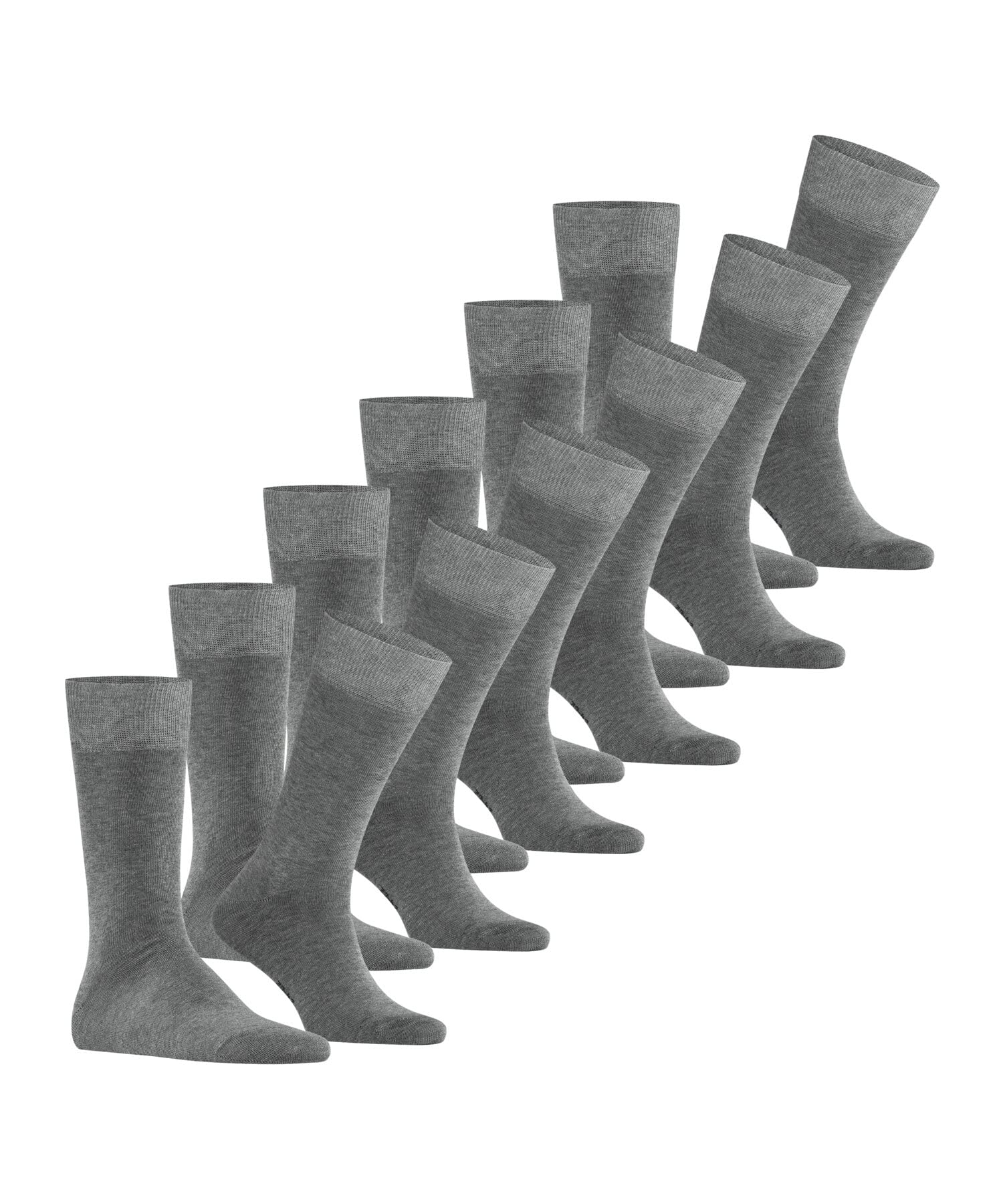 falke-happy-herrensocken-baumwolle-6-paar-schwarz-43-46 image 3