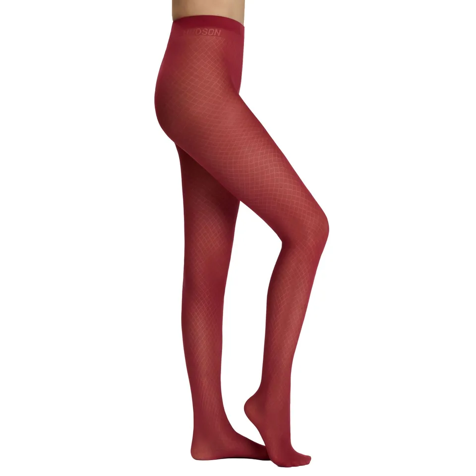 hudson-spider-cozy-diamond-strumpfhose-40den-rot-38-40 image 1