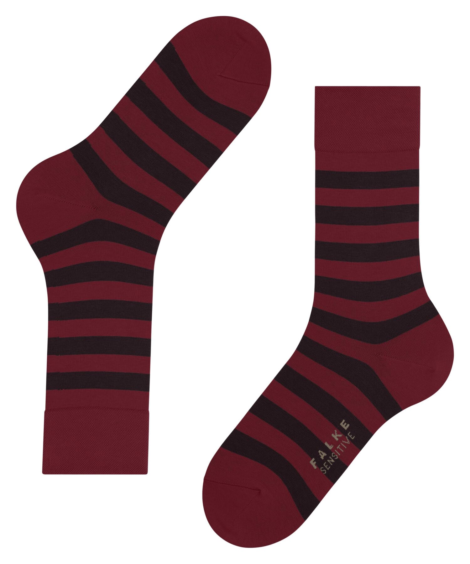falke-sensitive-mapped-line-socken-rot-baumwolle image 5